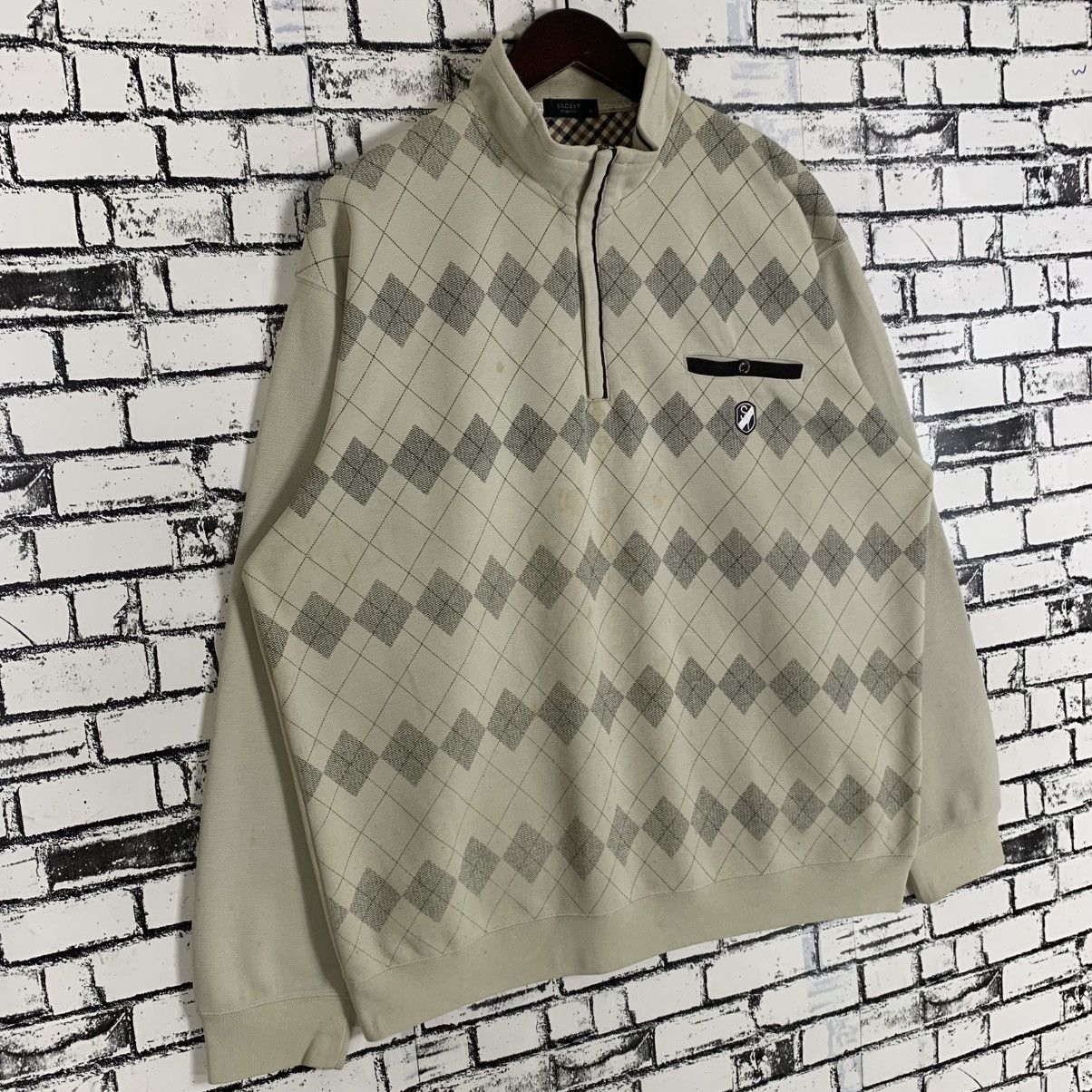 Designer × Vintage × Yohji Yamamoto Vintage Sacsay Y Saccs by Yohji Yamamoto Half Zip Sweatshirt Size XL / US 12-14 / IT 48-50 - 3 Thumbnail