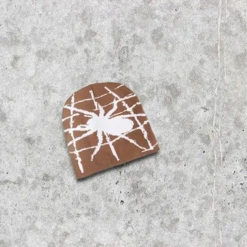 Japanese Brand 🕷️🕸️ Spider Web Beanie Hat y2k 🕸 Size ONE SIZE - 4 Thumbnail