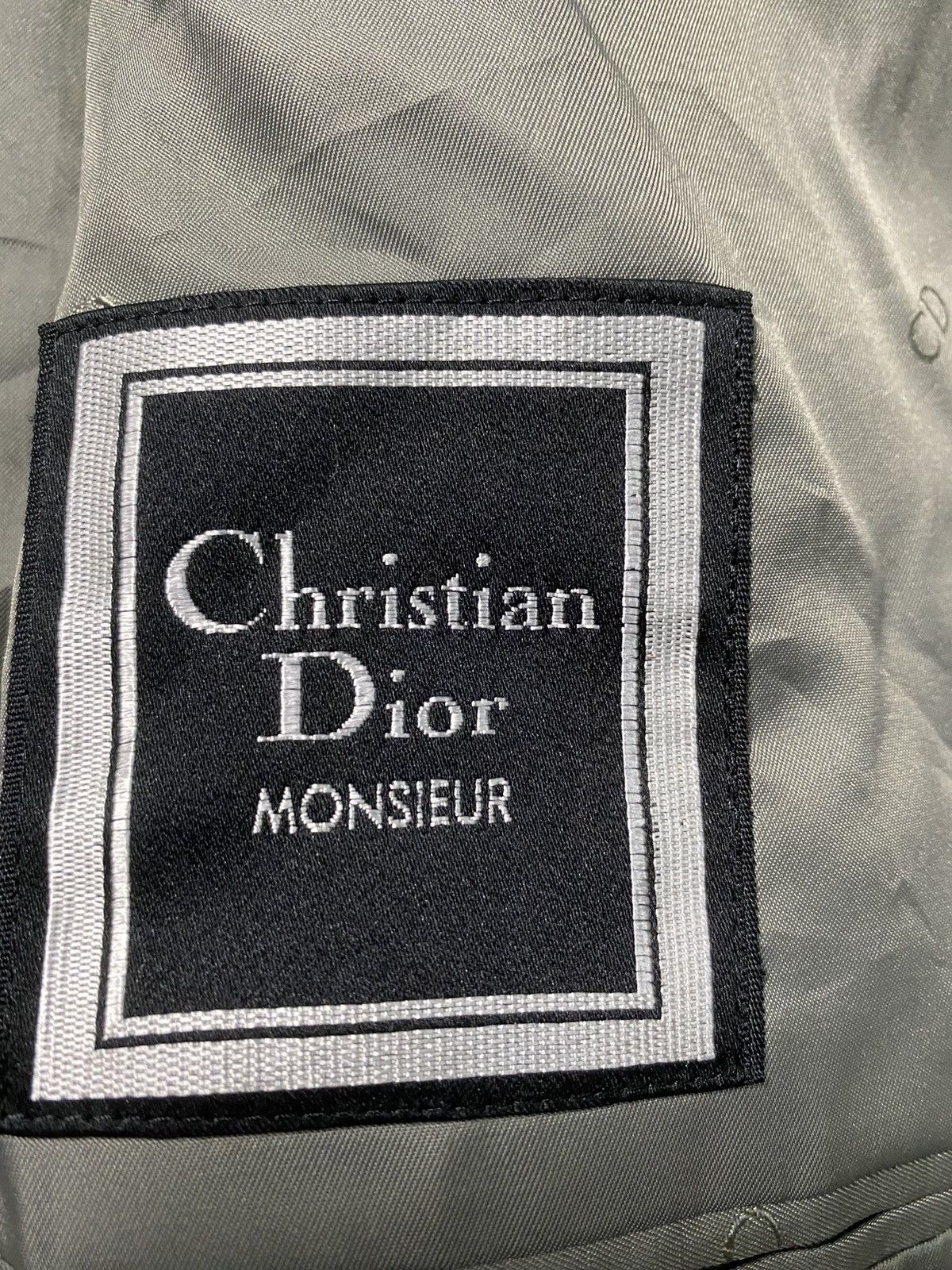 Christian Dior Monsieur × Vintage Vintage Christian Dior Monsieur Wool Blazer Size 40L - 11 Thumbnail