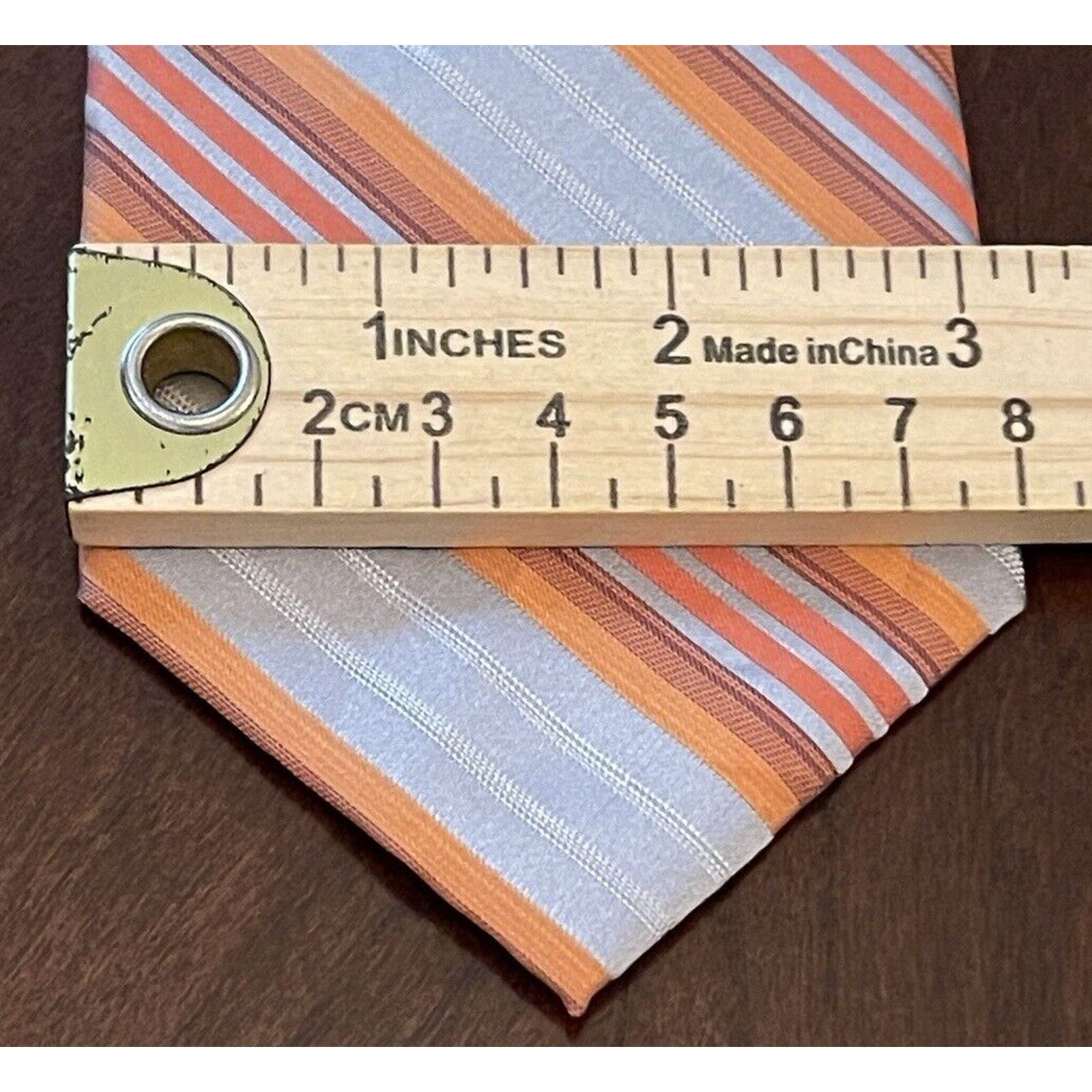 Apt. 9 Apt. 9 Orange Gray Hand Made 100% Polyester Made In China Size ONE SIZE - 4 Thumbnail