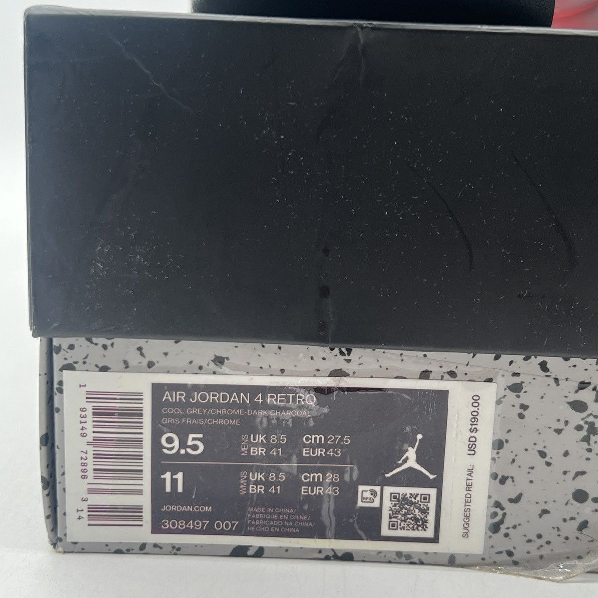 Jordan Brand Air Jordan 4 cool grey Size US 9.5 / EU 42-43 - 6 Thumbnail