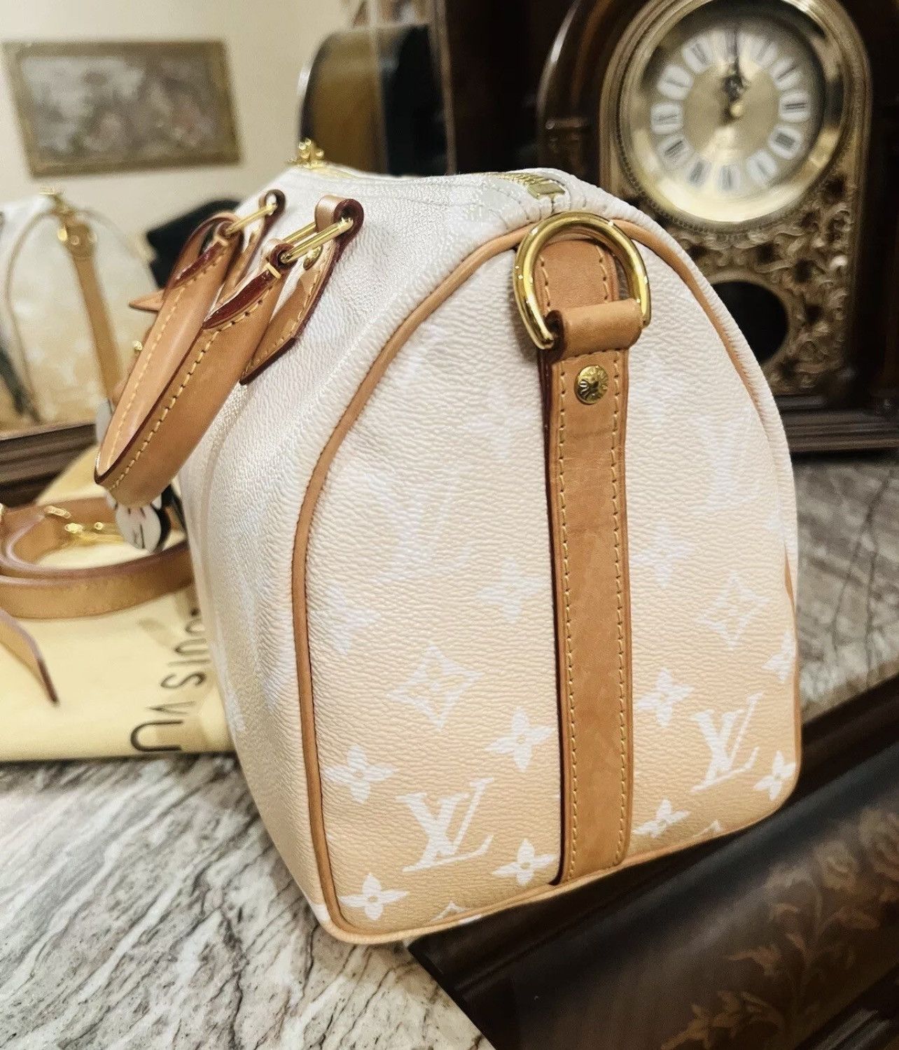 Louis Vuitton Louis Vuitton Speedy 25 Bandouliere Summer Giant Size ONE SIZE - 8 Thumbnail