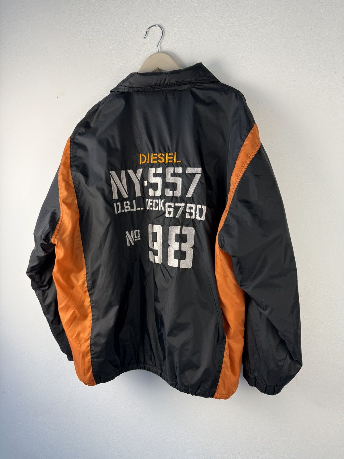 Diesel Diesel Vintage Big Logo Black Jacket Size US XXL / EU 58 / 5 - 3 Thumbnail