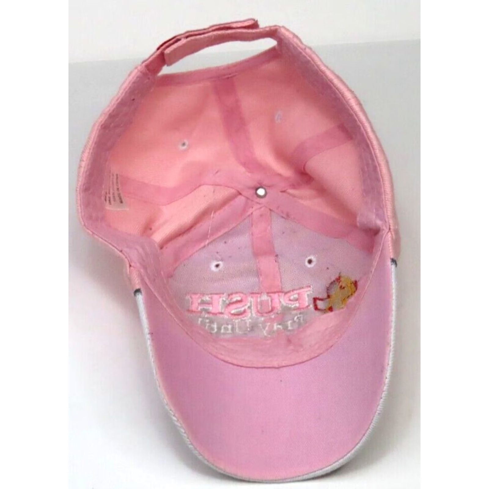 Vintage VINTAGE Push Pray Until Something Happens Women's Strapback Hat Size ONE SIZE - 3 Thumbnail