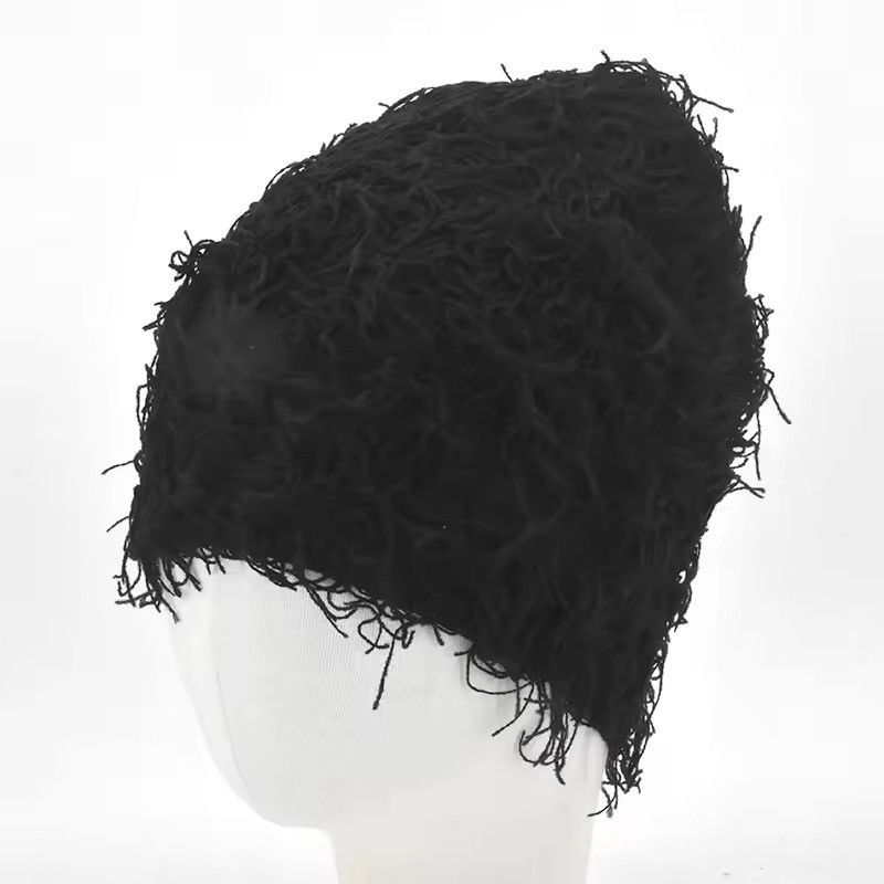 Japanese Brand Distressed Knitted Beanie Size ONE SIZE - 2 Thumbnail