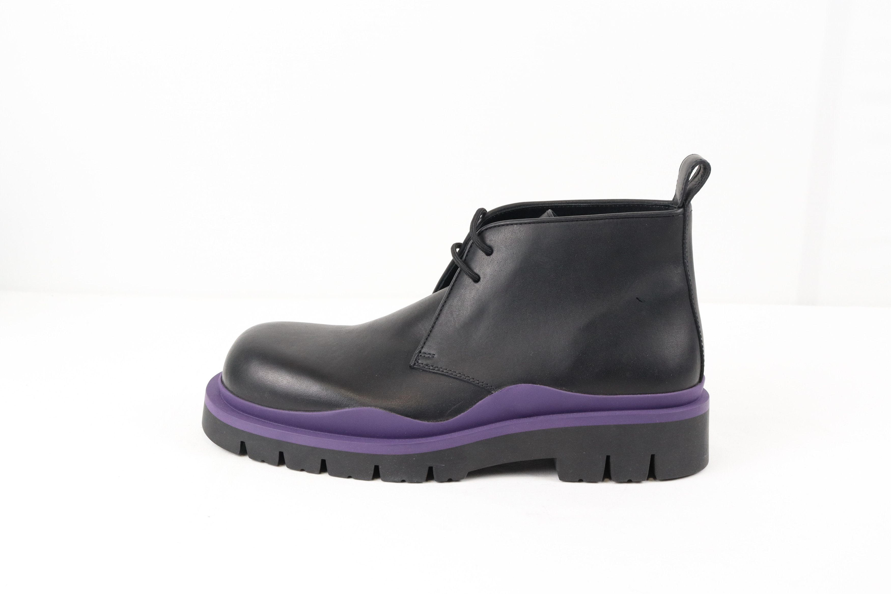 Bottega Veneta o1rshd Military Calf Leather Boot in Black Size US 9 / EU 42 - 3 Thumbnail