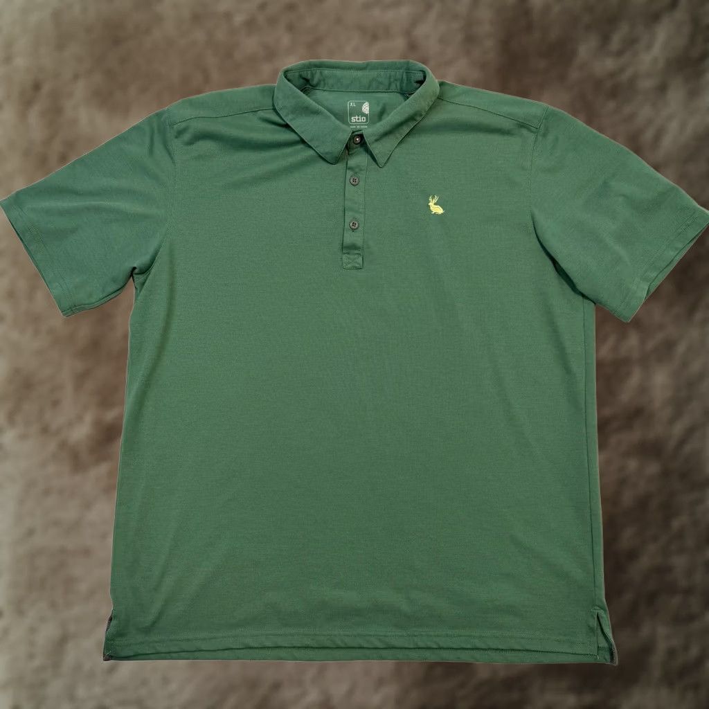 Vintage Stio Polo Shirt Mens XL Green Performance DriRelease Golf Hiking Tagless Size US XL / EU 56 / 4 - 1 Thumbnail
