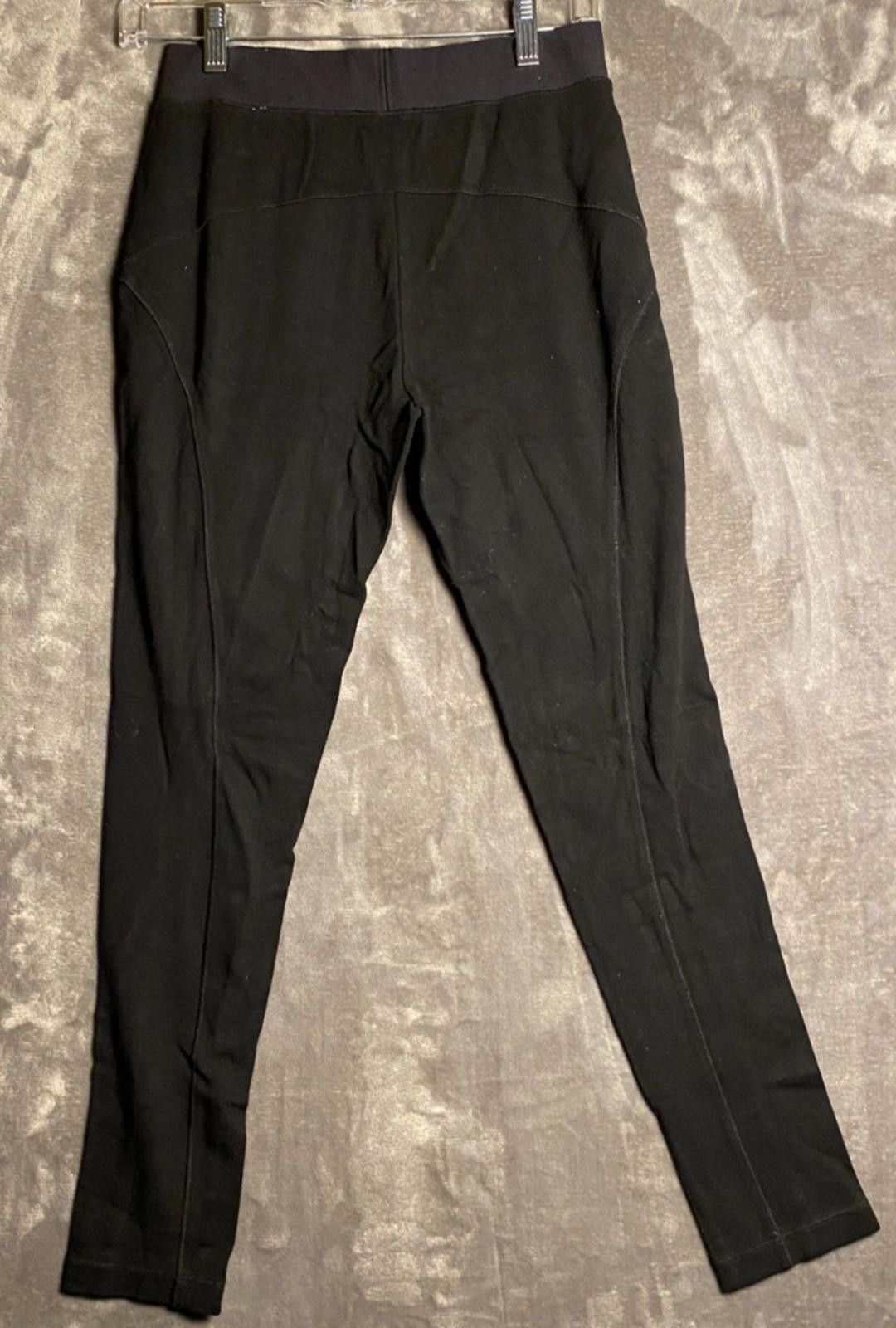 Designer Rachel Rachel Roy Straight Leg Legging Pants Sz S Black (B18 Size 28" / US 6 / IT 42 - 2 Thumbnail