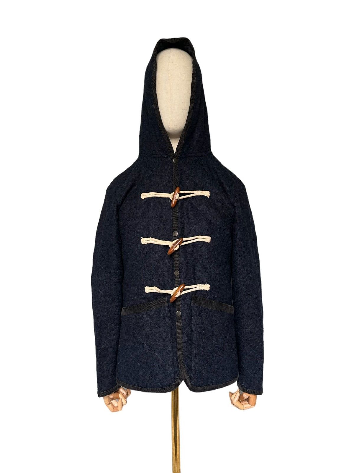 If Six Was Nine 00's Casper John wool rayon quilted jacket Size US M / EU 48-50 / 2 - 7 Thumbnail