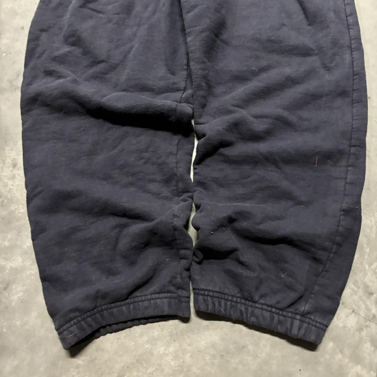 Japanese Brand × Vintage Crazy Vintage Y2K/2000s Navy Blue Skater Essential Sweatpants! Size US 32 / EU 48 - 5 Thumbnail