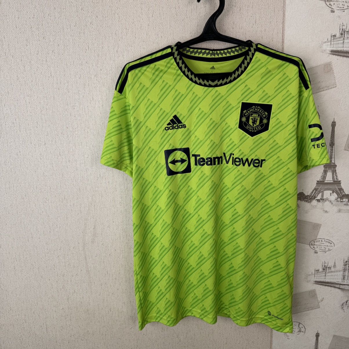Adidas Adidas 2022-2023 Manchester United Third L- #21 Antony. Size US L / EU 52-54 / 3 - 4 Thumbnail