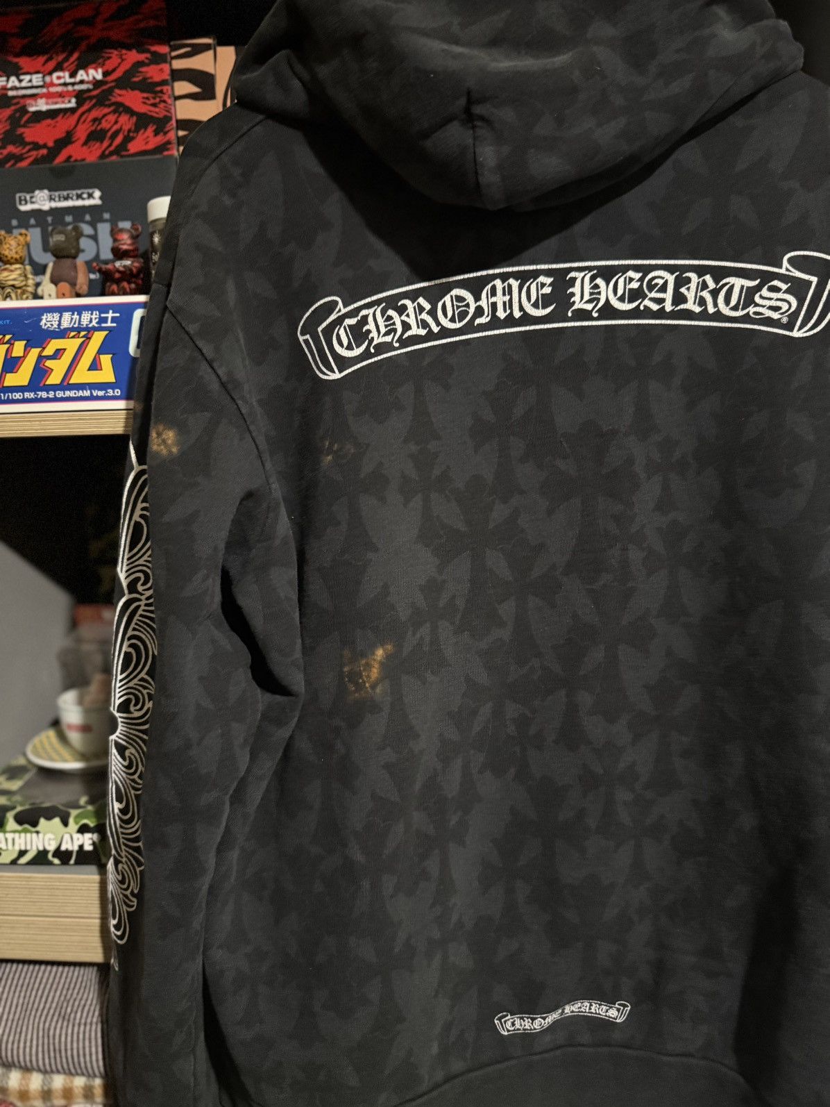 Chrome Hearts Chrome Hearts Black Cross Monogram Hoodie Size US L / EU 52-54 / 3 - 5 Thumbnail