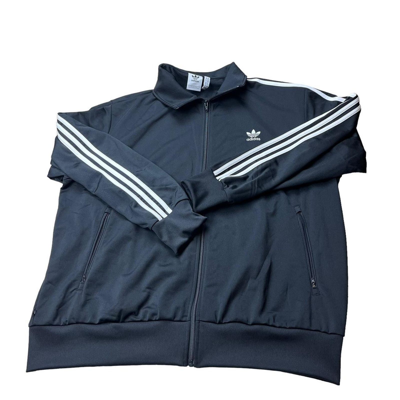 Adidas Adidas Track Jacket in Black Size US XXL / EU 58 / 5 - 2 Thumbnail