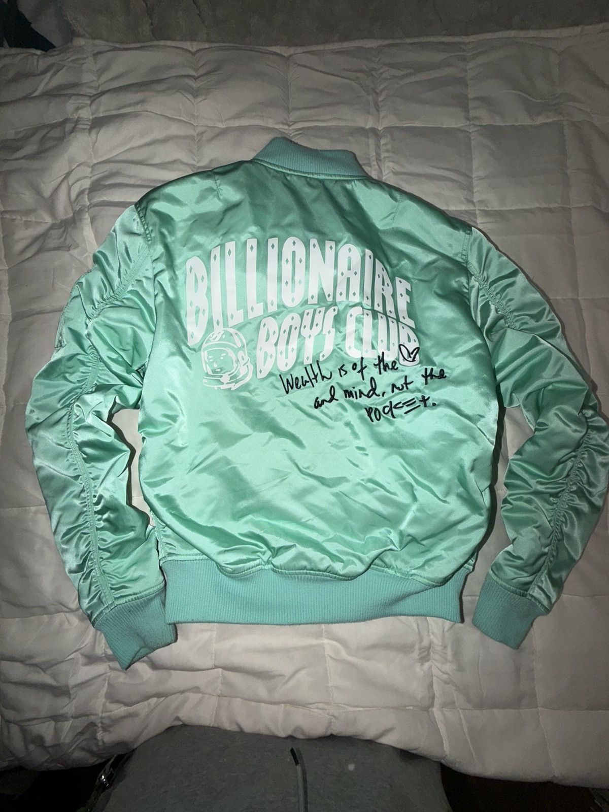 Billionaire Boys Club Billionaire Boys Club Teal Bomber Jacket Size US S / EU 44-46 / 1 - 9 Thumbnail