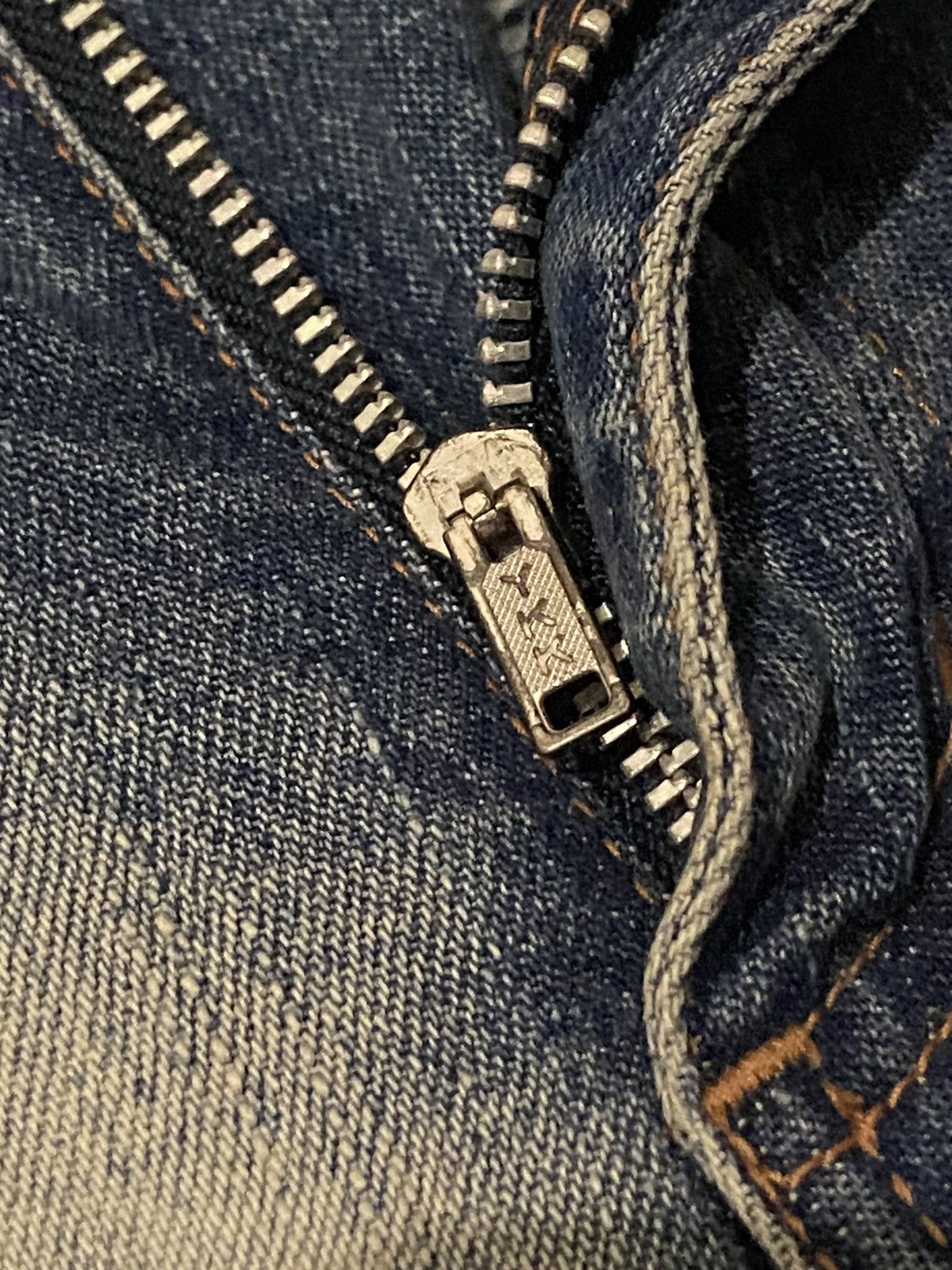 Hysteric Glamour × If Six Was Nine × Le Grande Bleu (L.G.B.) Flare Priurus Brand Japan Jean Art of Design Star Words Size US 26 / EU 42 - 11 Thumbnail