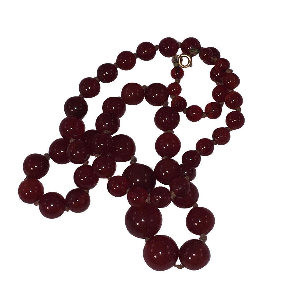 Designer Graduated Carnelian AAA Grade Bead Necklace Size ONE SIZE - 3 Thumbnail