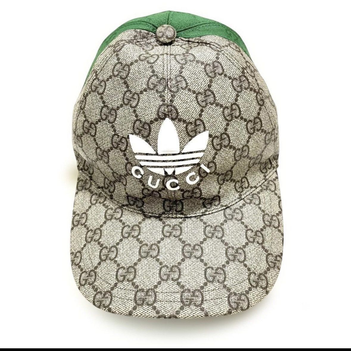 Adidas × Gucci GUCCI ADIDAS CAP GREEN double side size S NEW Size ONE SIZE - 2 Thumbnail
