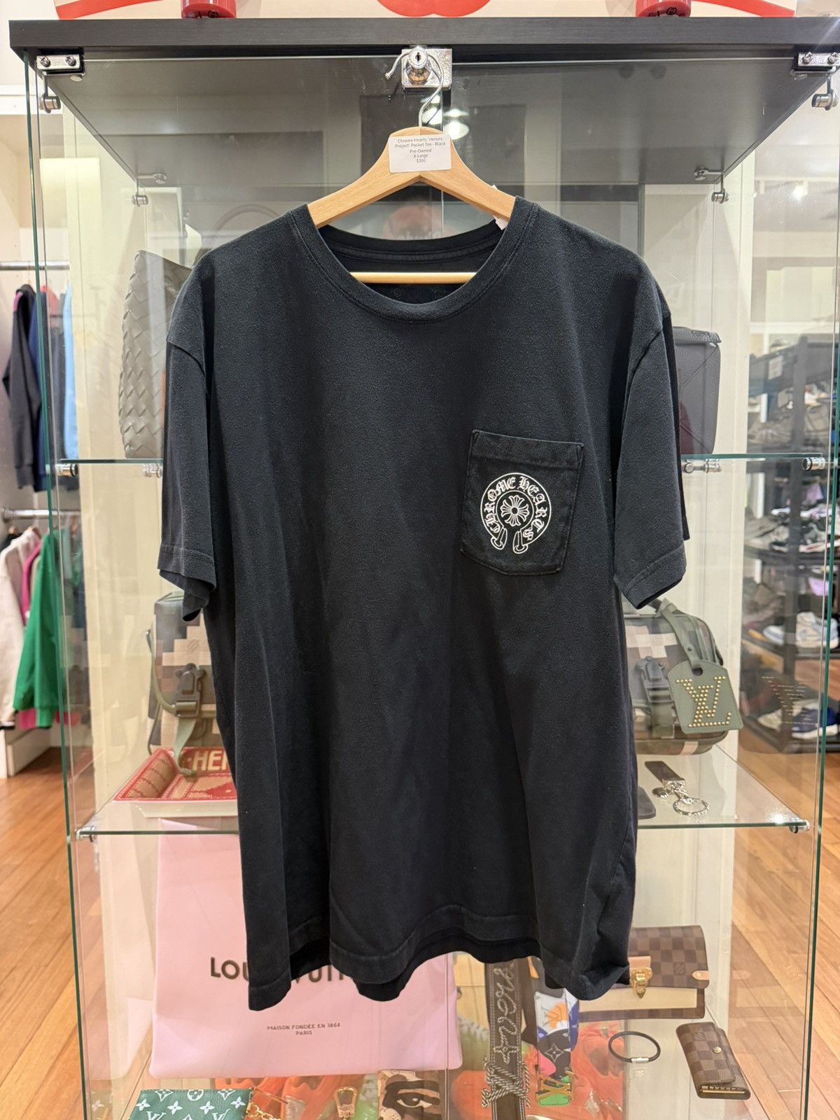 Chrome Hearts Chrome Hearts Hero’s Project Horseshoe Pocket Tee Size US XL / EU 56 / 4 - 1 Thumbnail