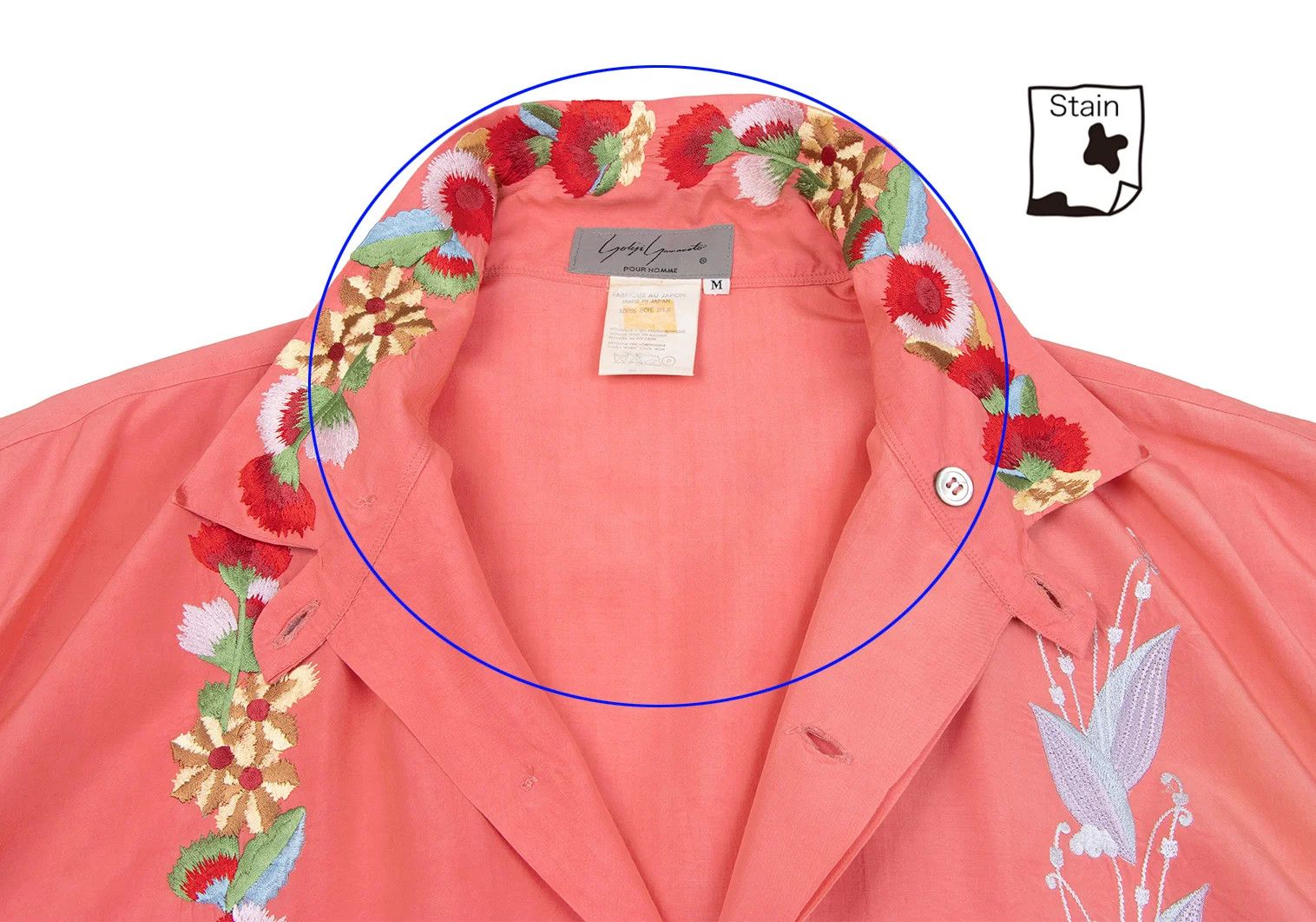 Yohji Yamamoto Yohji Yamamoto Floral Embroidery Silk Shirt Size US M / EU 48-50 / 2 - 7 Thumbnail