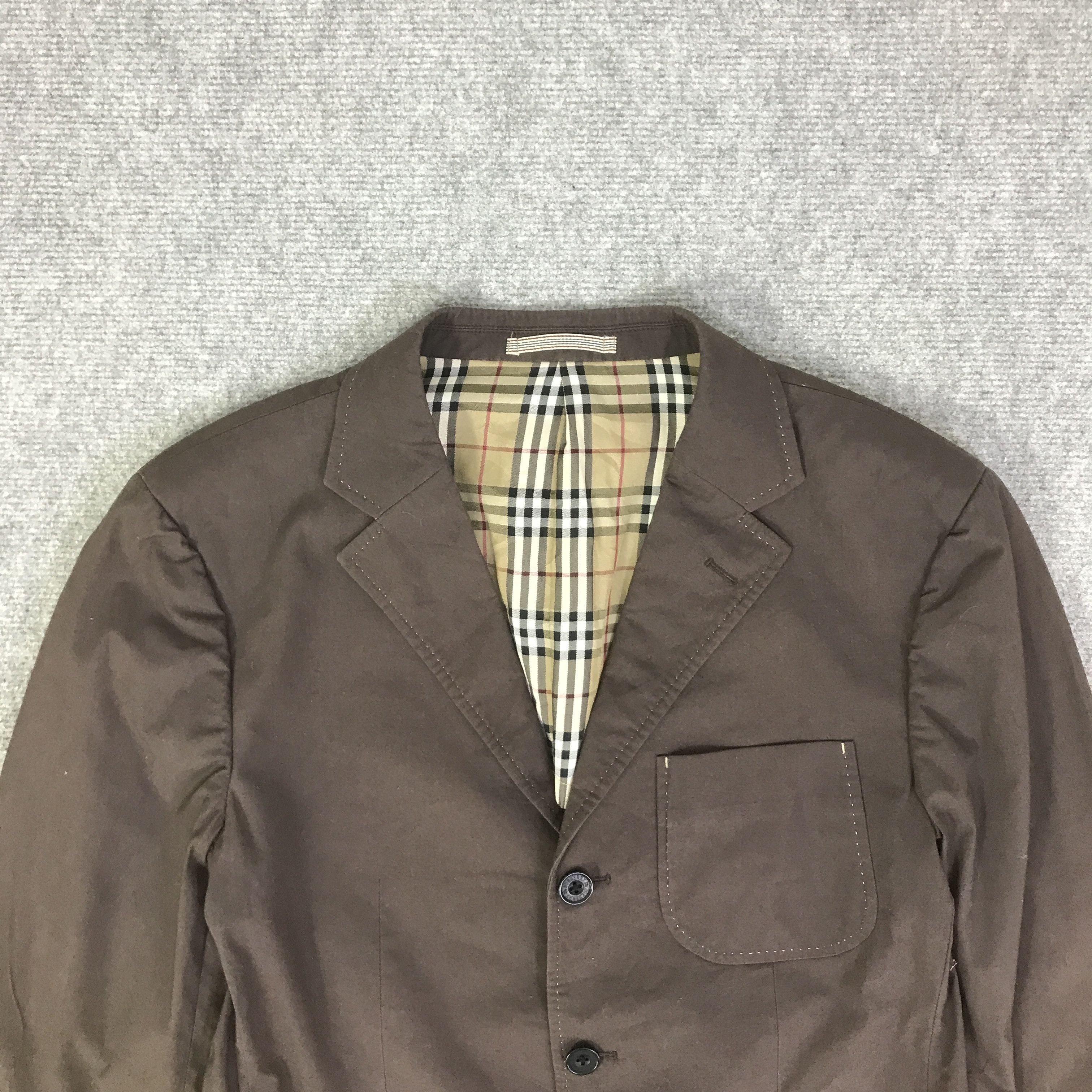 Burberry BURBERRY BLACK LABEL BLAZER COTTON JACKET K98B20 Size US M / EU 48-50 / 2 - 2 Thumbnail