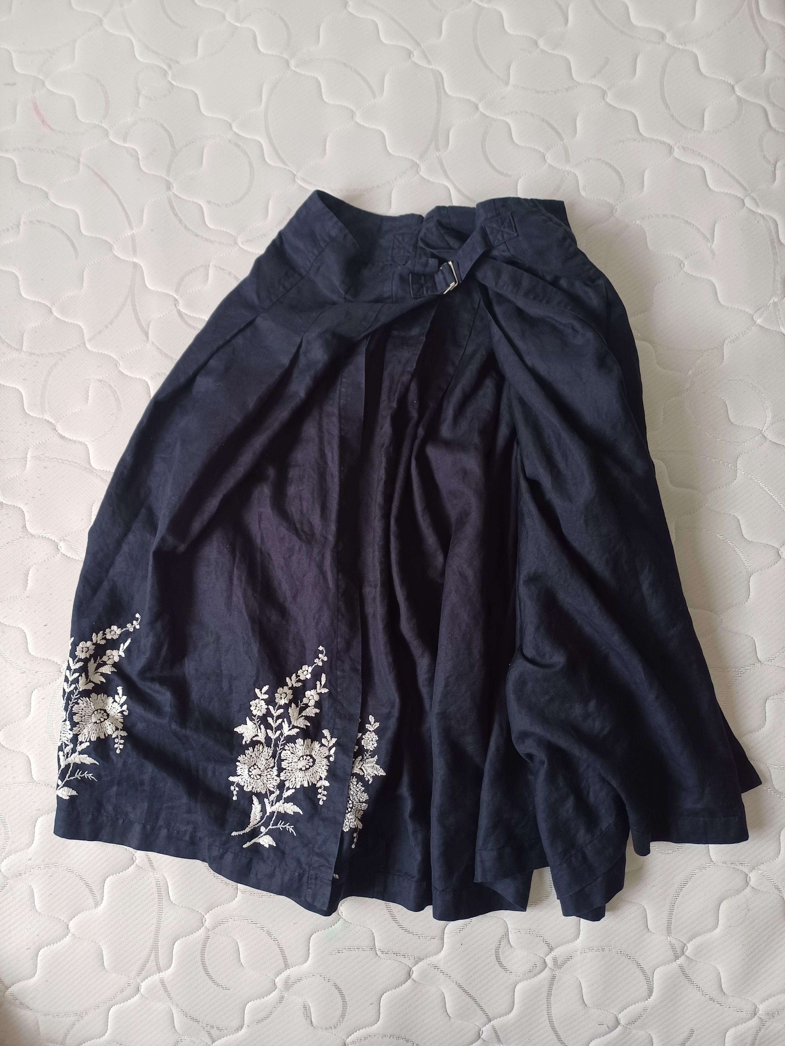 Comme des Garcons × Comme des Garcons Homme Plus AD2001 SS CDG Tricot Maxi Skirt Size 29" - 9 Thumbnail