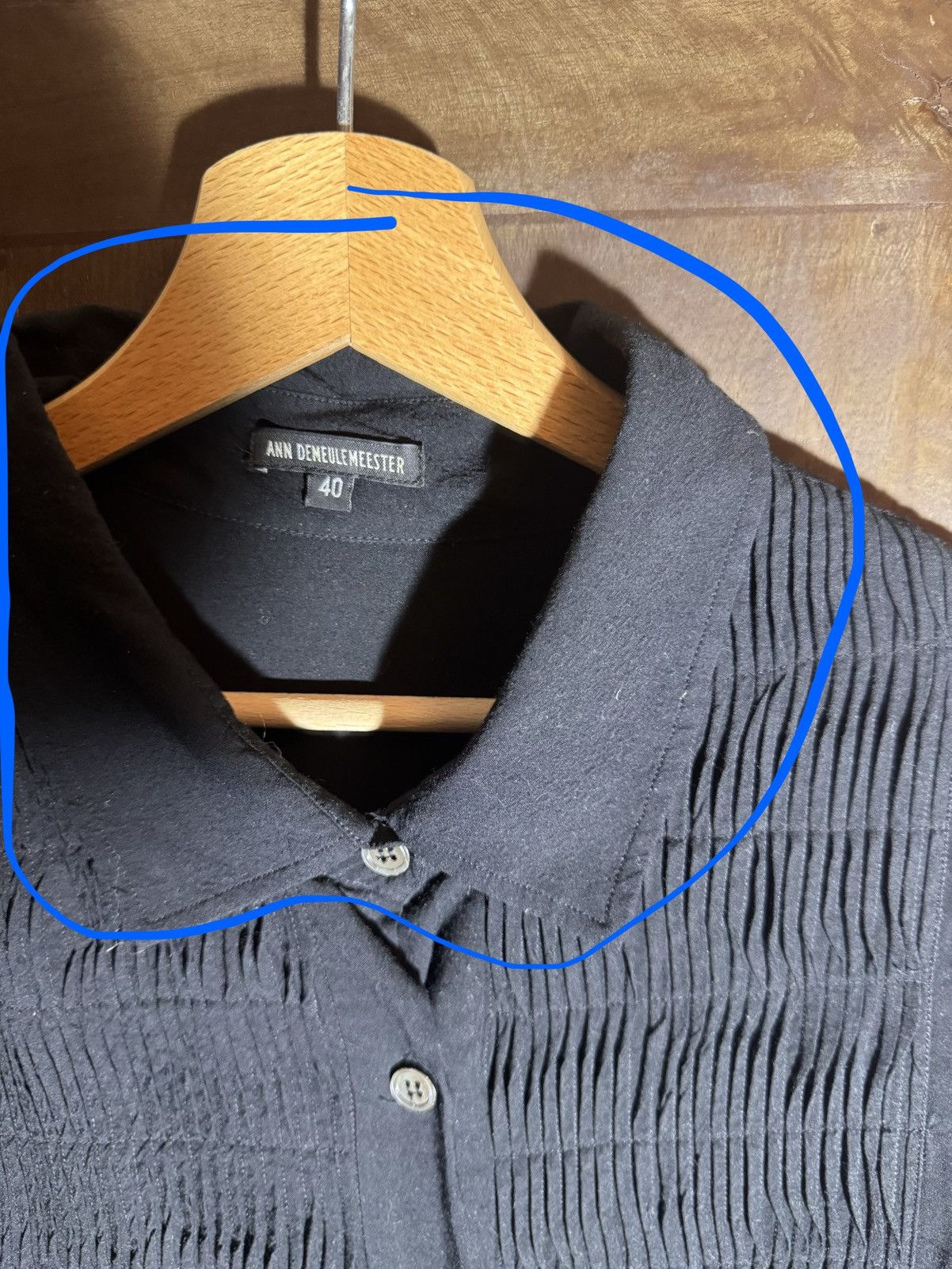 Ann Demeulemeester ann demeulemeester fw10 runway long black shirt 40 fr Size M / US 6-8 / IT 42-44 - 15 Thumbnail