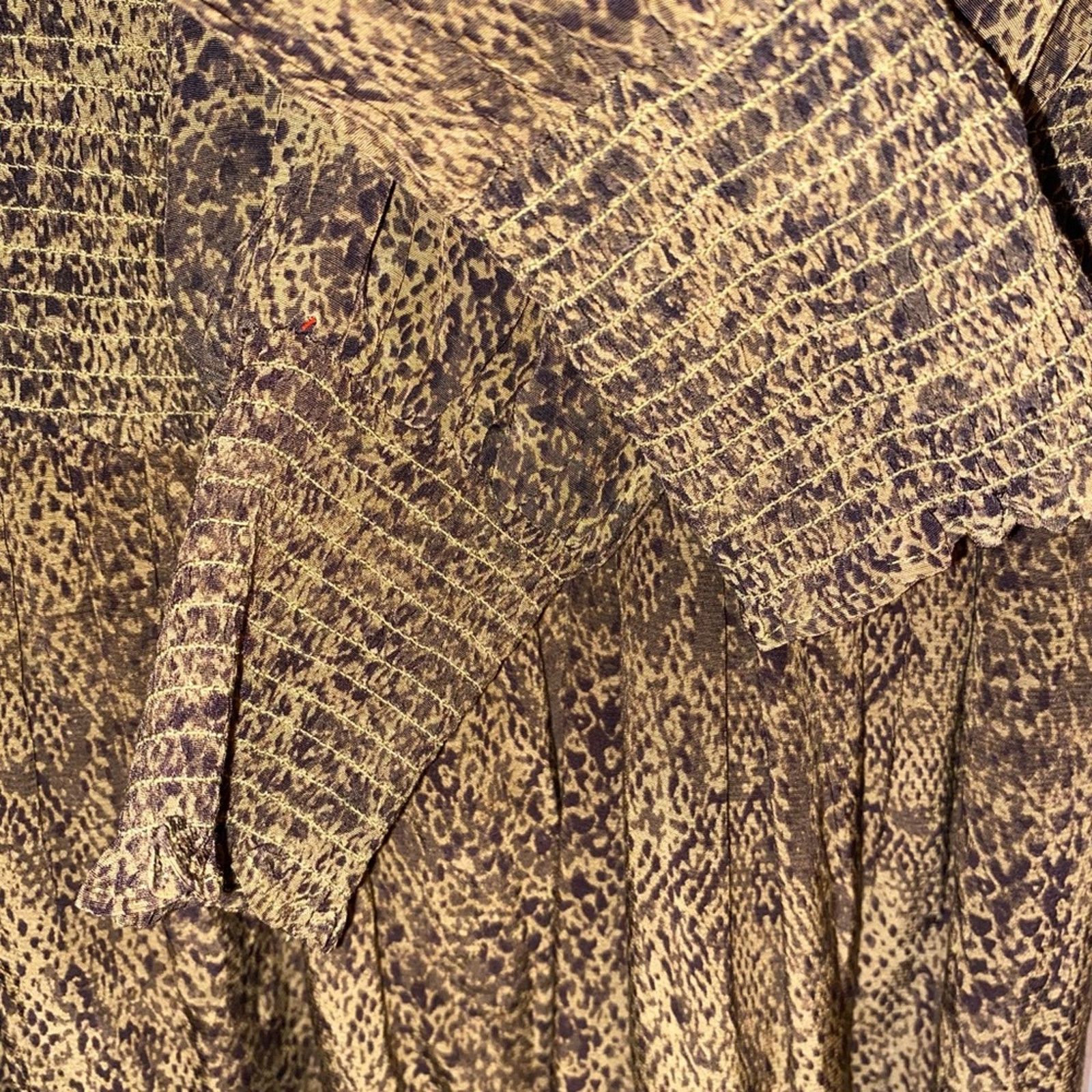 Rails Rails $228 Faren Sepia Python Mini Dress Size Medium EUC Size M / US 6-8 / IT 42-44 - 11 Thumbnail