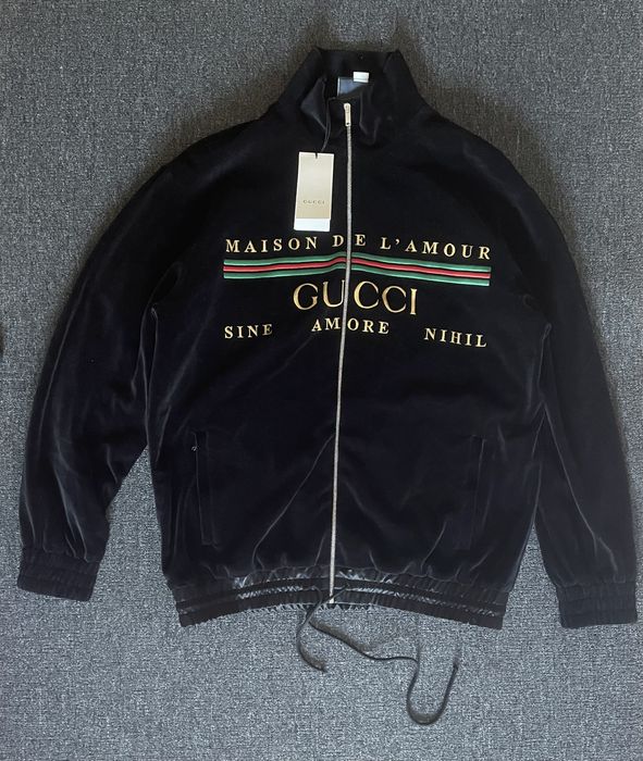 Gucci sales velvet hoodie