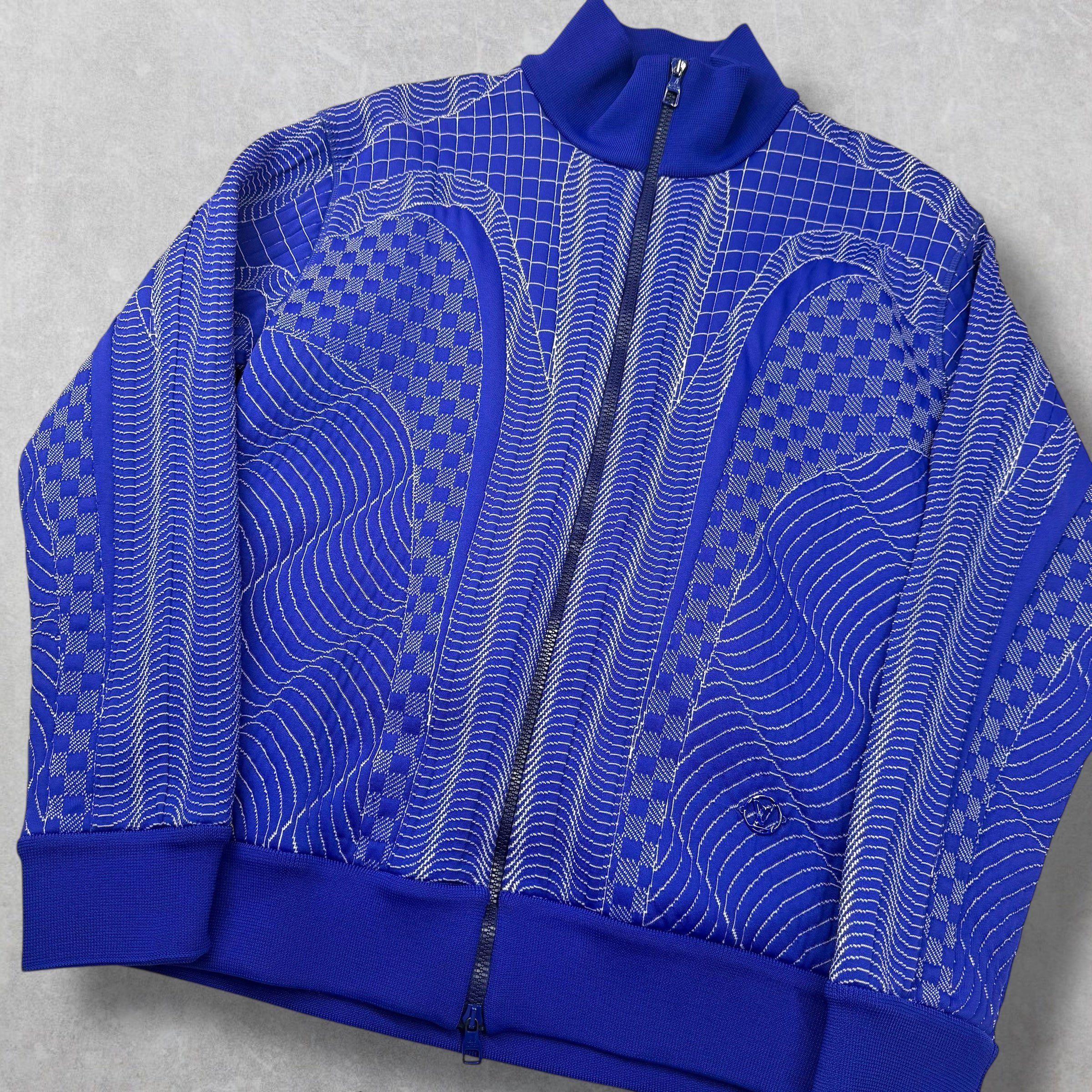 Louis Vuitton Louis Vuitton Blue Damier Technical Blouson L Size US L / EU 52-54 / 3 - 3 Thumbnail