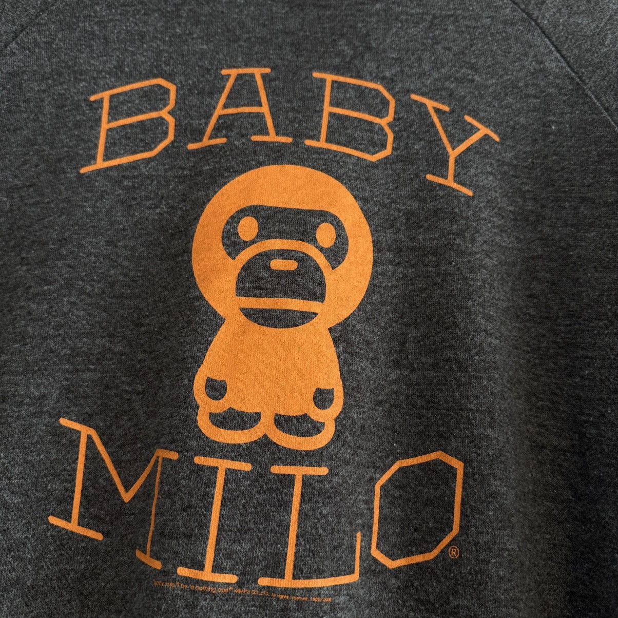 Bape OG Baby Milo Orange Logo Crewneck Sweater Size US M / EU 48-50 / 2 - 8 Thumbnail