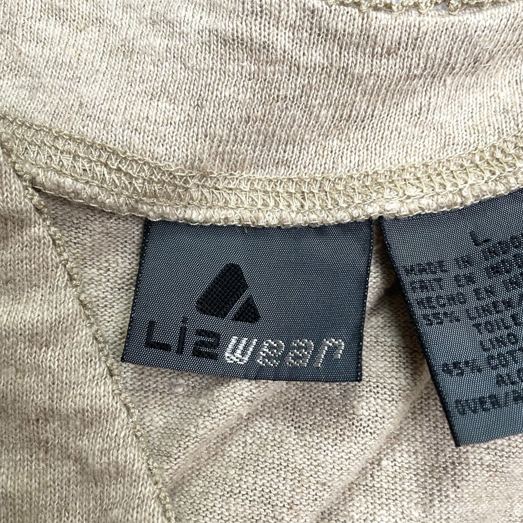 Vintage VINTAGE Lizwear Linen Blend Henley Shirt Womens Large Beige Short Sleeve Casual Knit Top Size L / US 10 / IT 46 - 6 Thumbnail