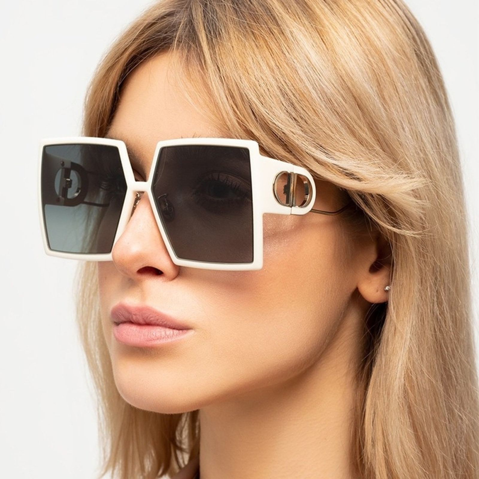 Dior NEW Dior Sunglasses 30Montaigne SU 97C0 Ivory Grey Women Size ONE SIZE - 1 Thumbnail