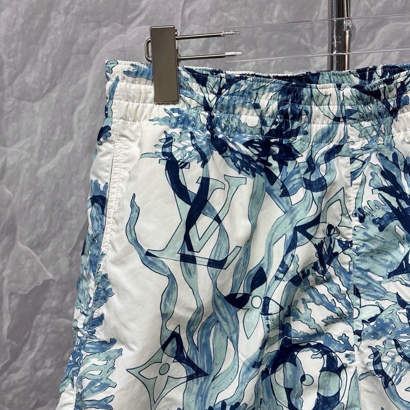 Louis Vuitton Louis Vuitton Sea Print Drawstring Shorts Size US 32 / EU 48 - 3 Thumbnail
