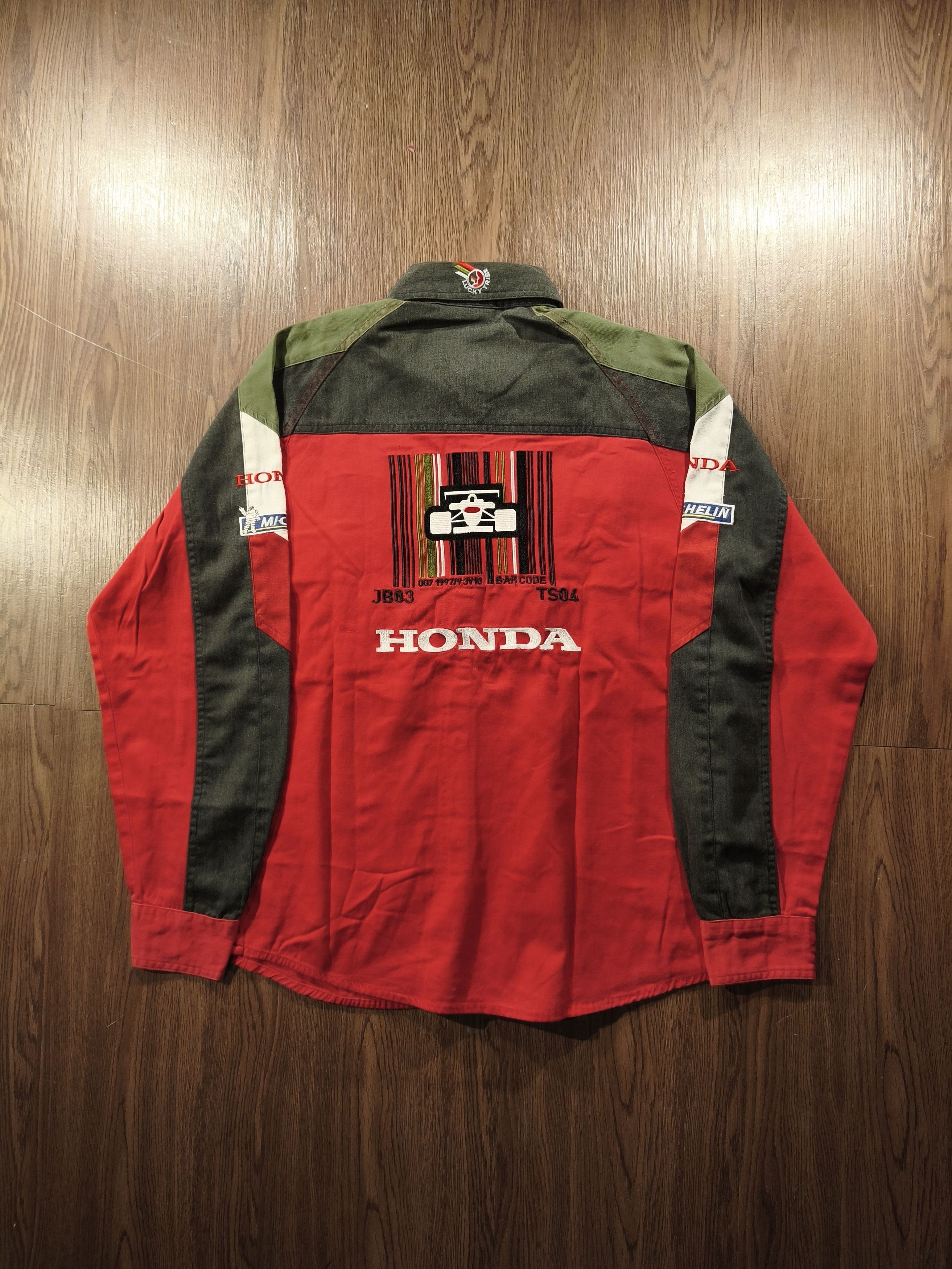 Honda Honda BAR Racing Longsleeve Workshirt Size US M / EU 48-50 / 2 - 5 Thumbnail
