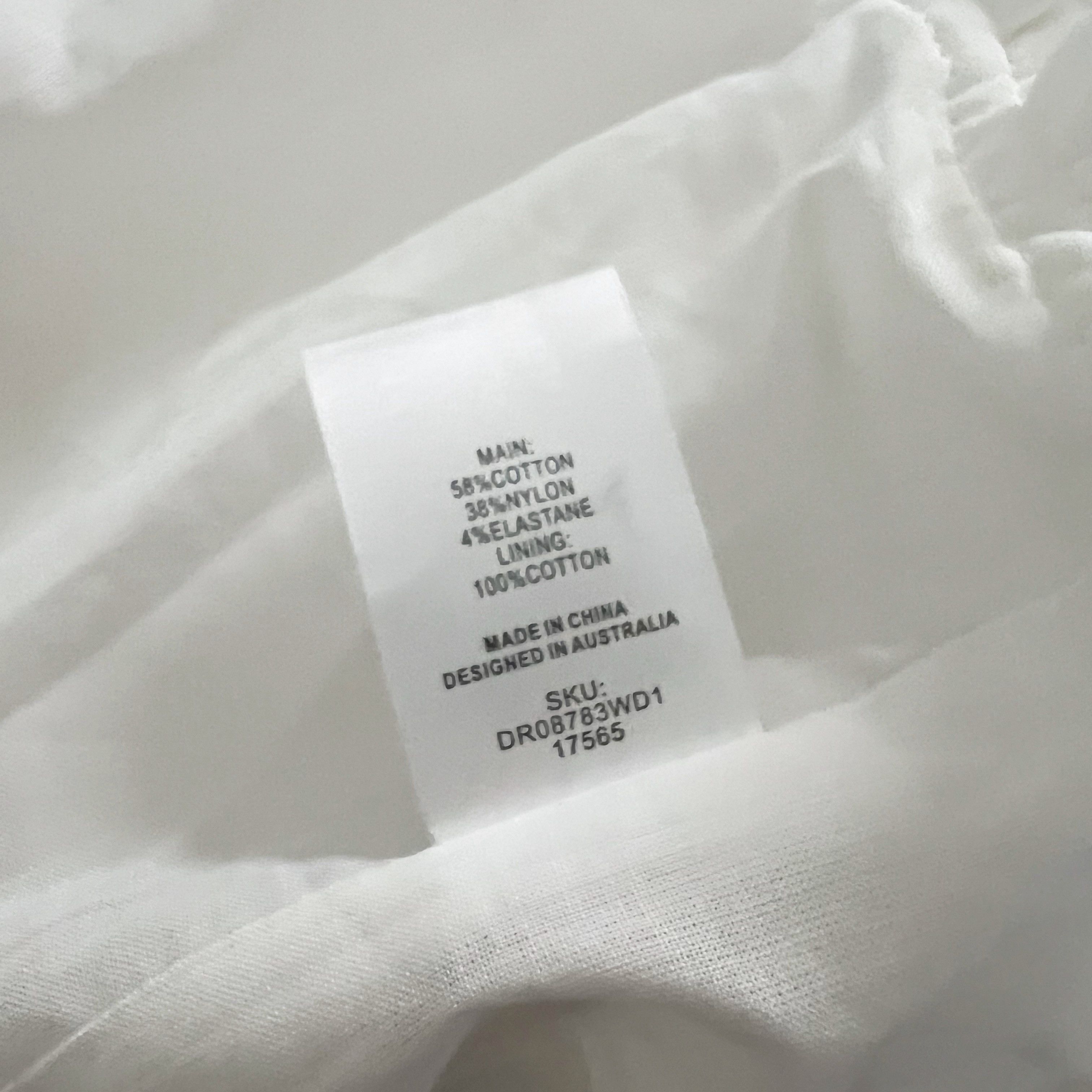 Other Meshki Giovanna Cotton Stretch Off The Size S / US 4 / IT 40 - 3 Thumbnail