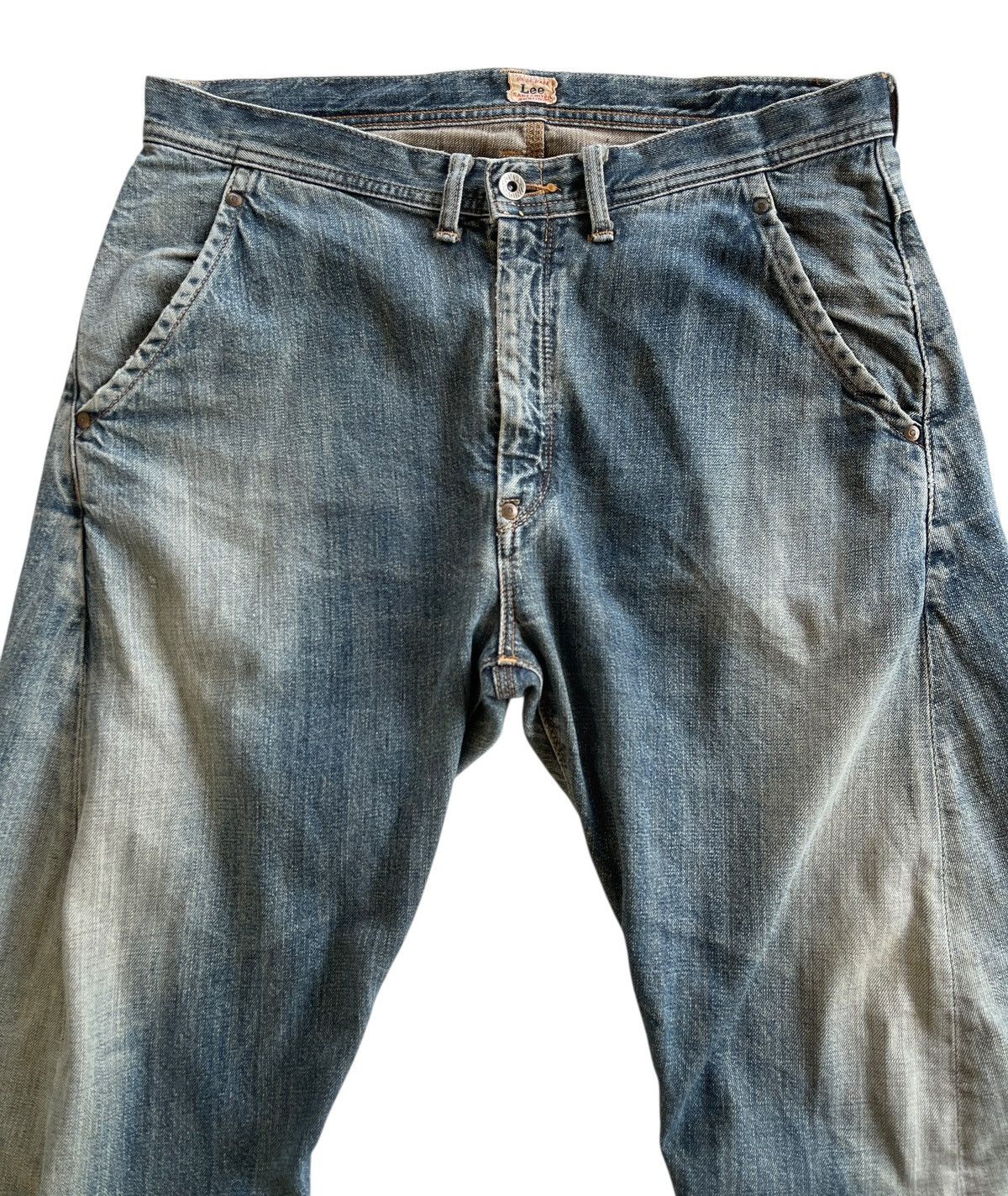 Vintage Lee Union Made Sanforized Shrunk Denim Size US 35 - 5 Thumbnail