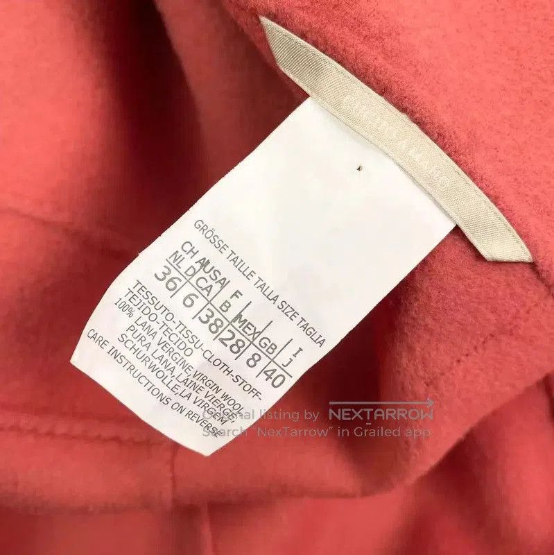 Max Mara MaxMara Red Women's Coat . Size XXS / US 00 / IT 34 - 4 Thumbnail