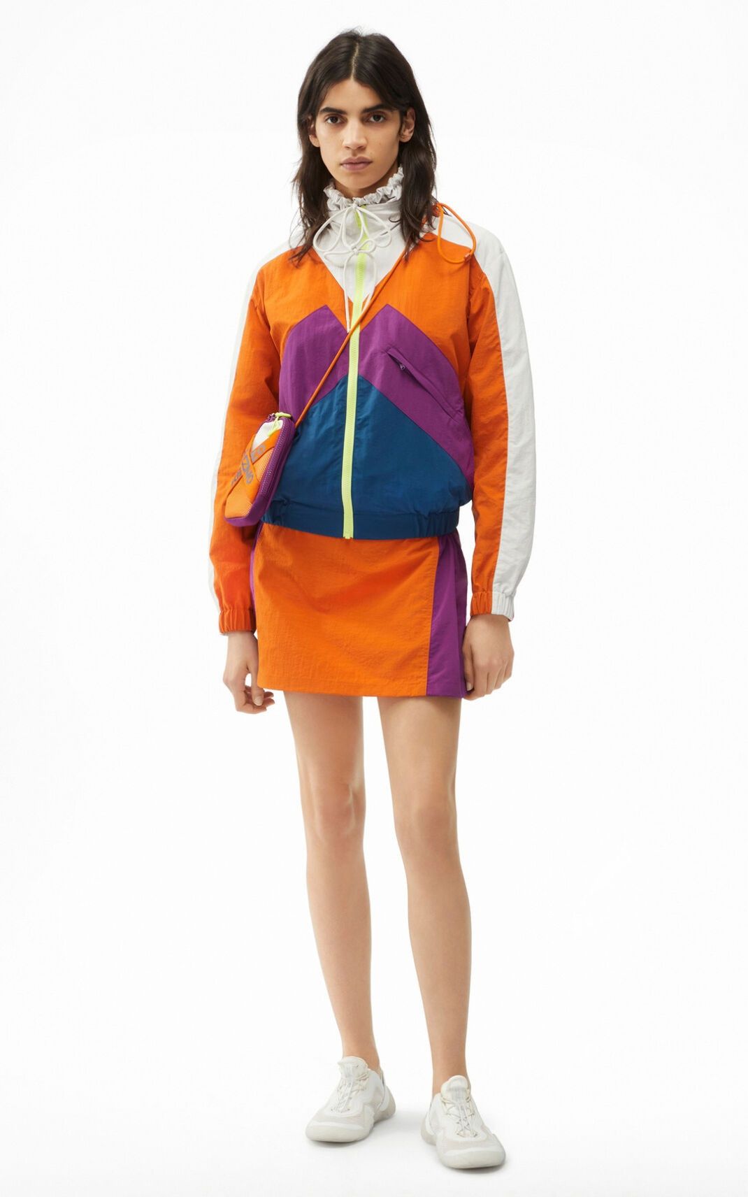 Kenzo o1y1025 Turtleneck Bomber Jacket in Multicolor Size XS / US 0-2 / IT 36-38 - 3 Thumbnail