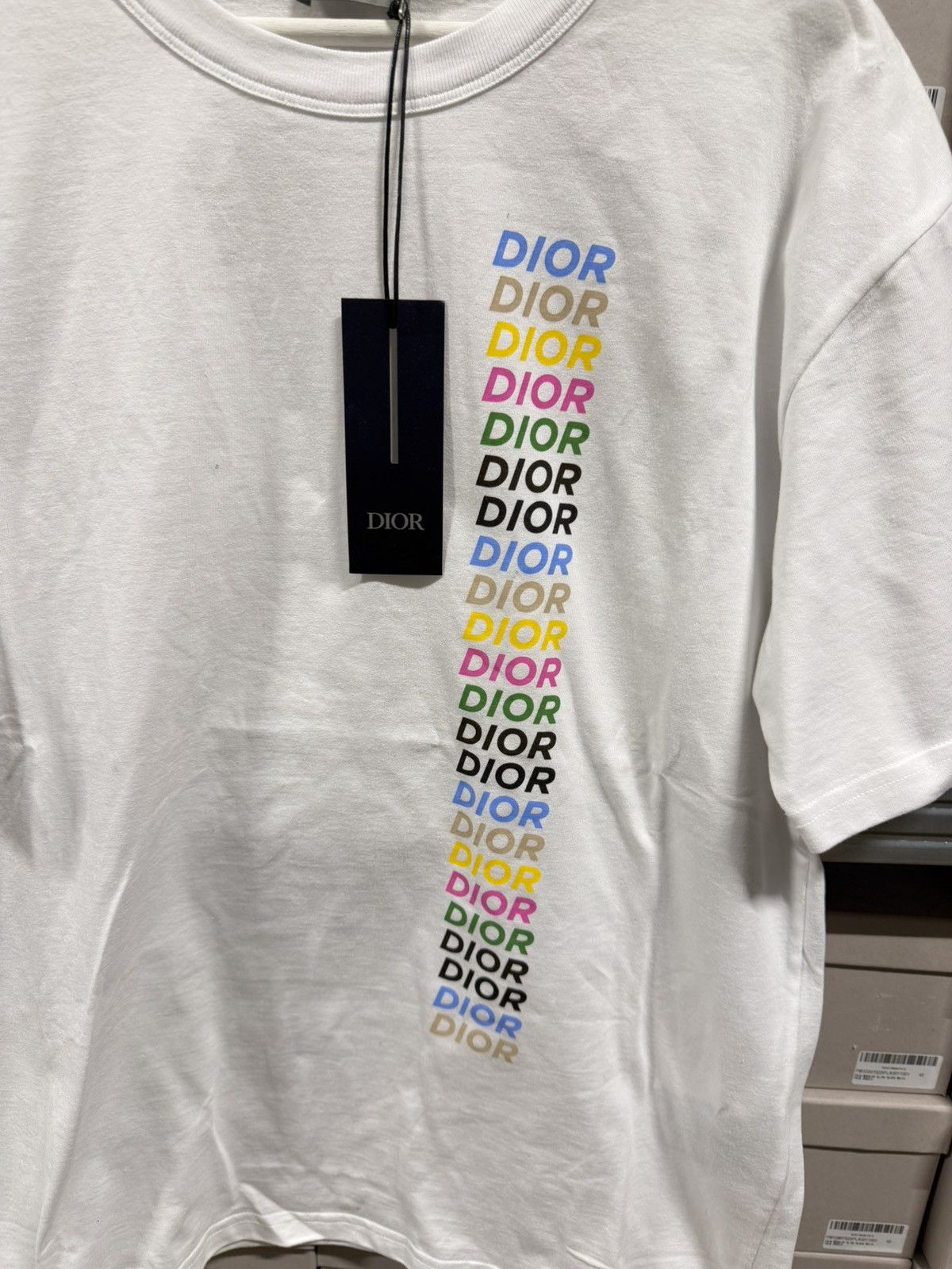 Dior Dior Logo T-Shirt NEW 950$ Size US S / EU 44-46 / 1 - 2 Thumbnail