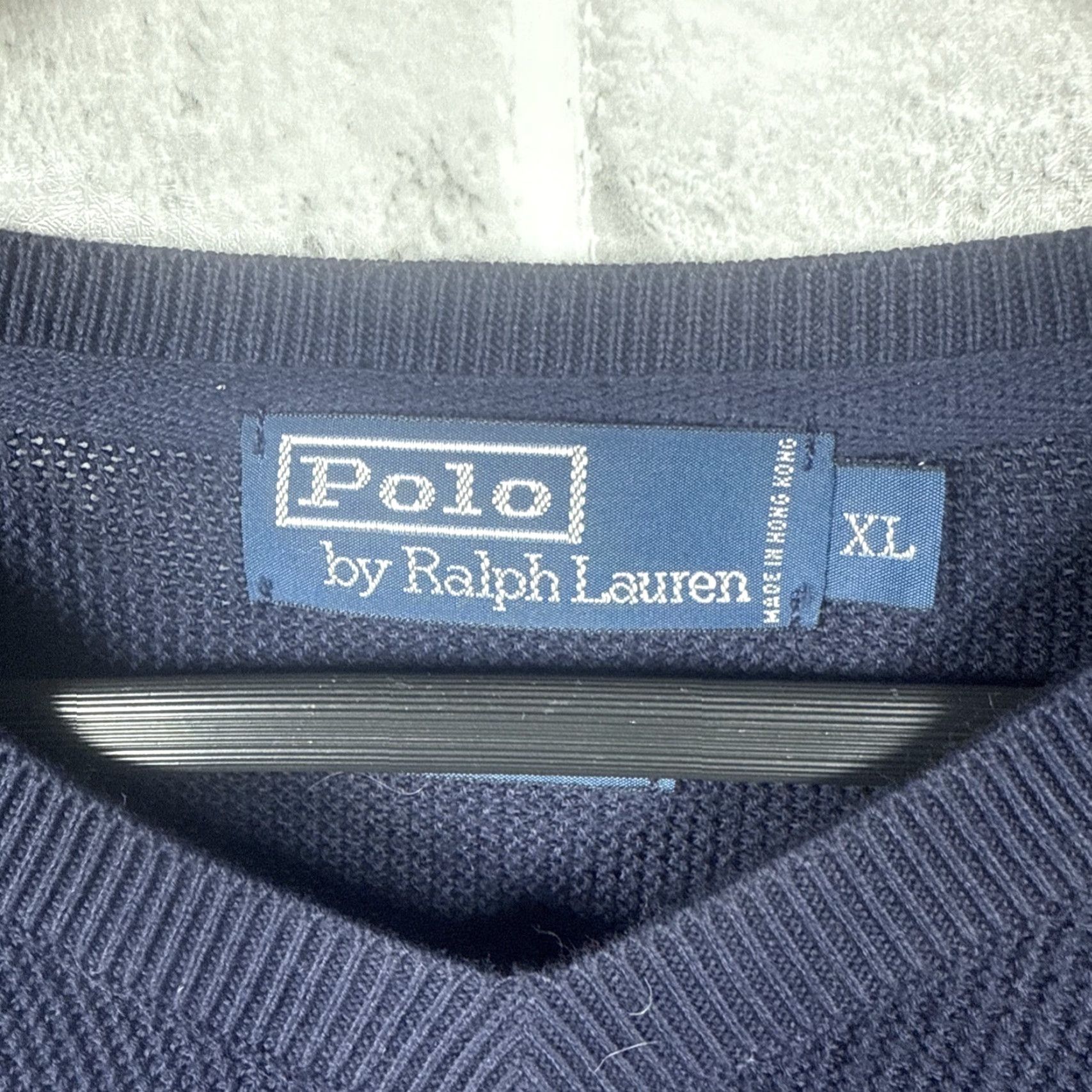 Polo Ralph Lauren Polo Ralph Lauren Sweater Men XL Blue 100% Cotton V-Neck Pullover Size US XL / EU 56 / 4 - 3 Thumbnail