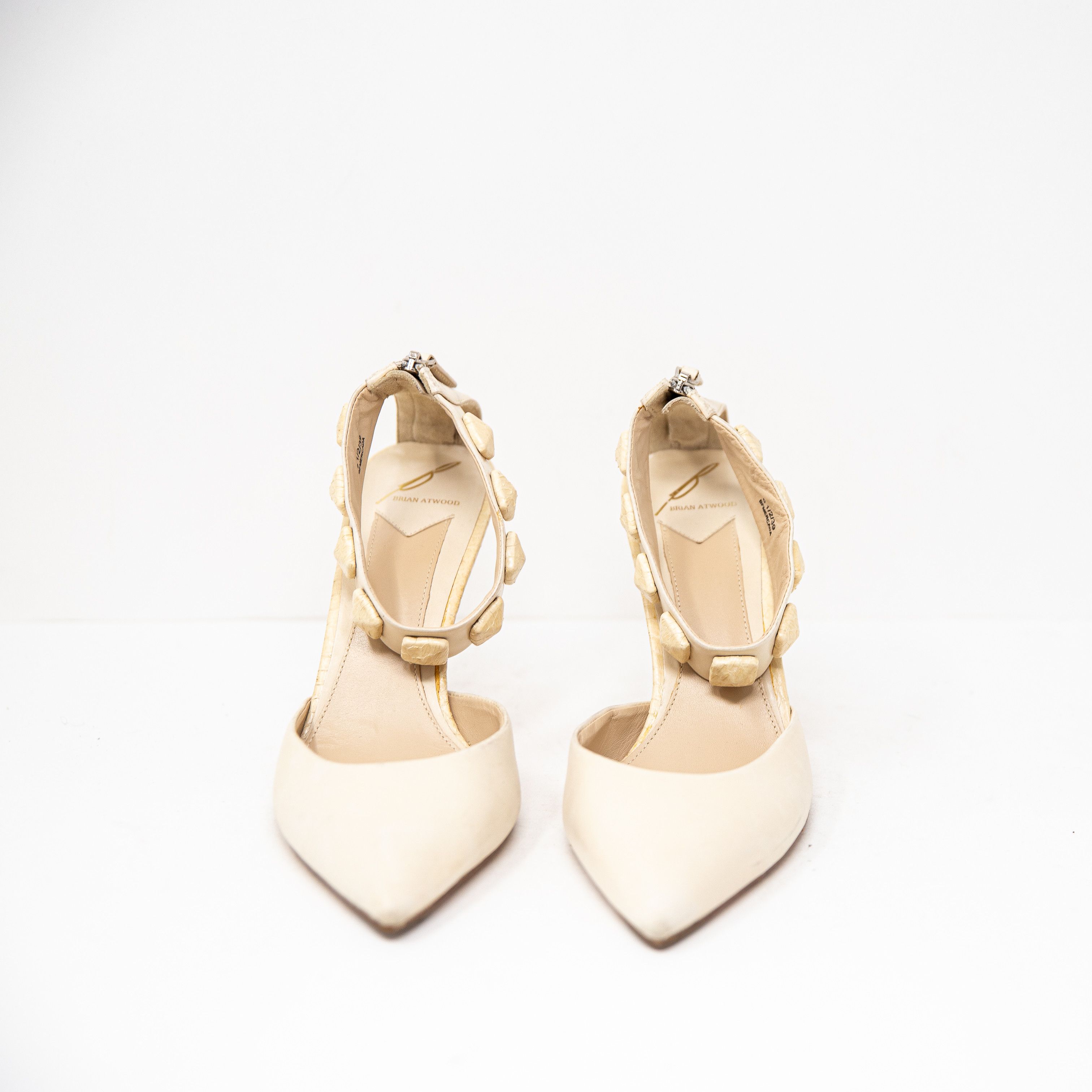 Brian Atwood Brian Atwood Mercada Genuine Leather Snake Size US 8.5 / IT 38.5 - 2 Thumbnail