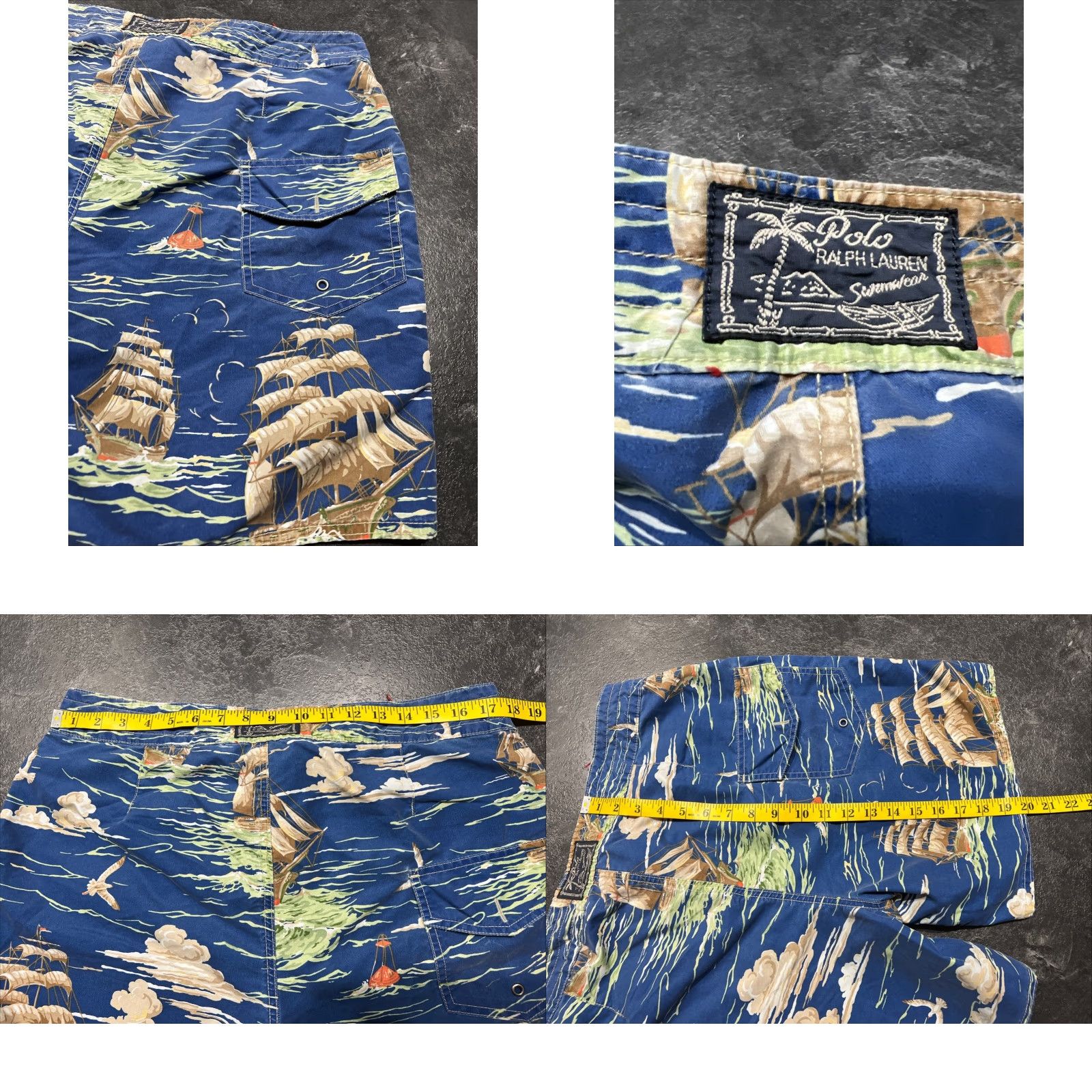 Polo Ralph Lauren Polo Ralph Lauren Swim Shorts Mens Trunks 36 Ships at Sea Multicolor Size US M / EU 48-50 / 2 - 8 Thumbnail