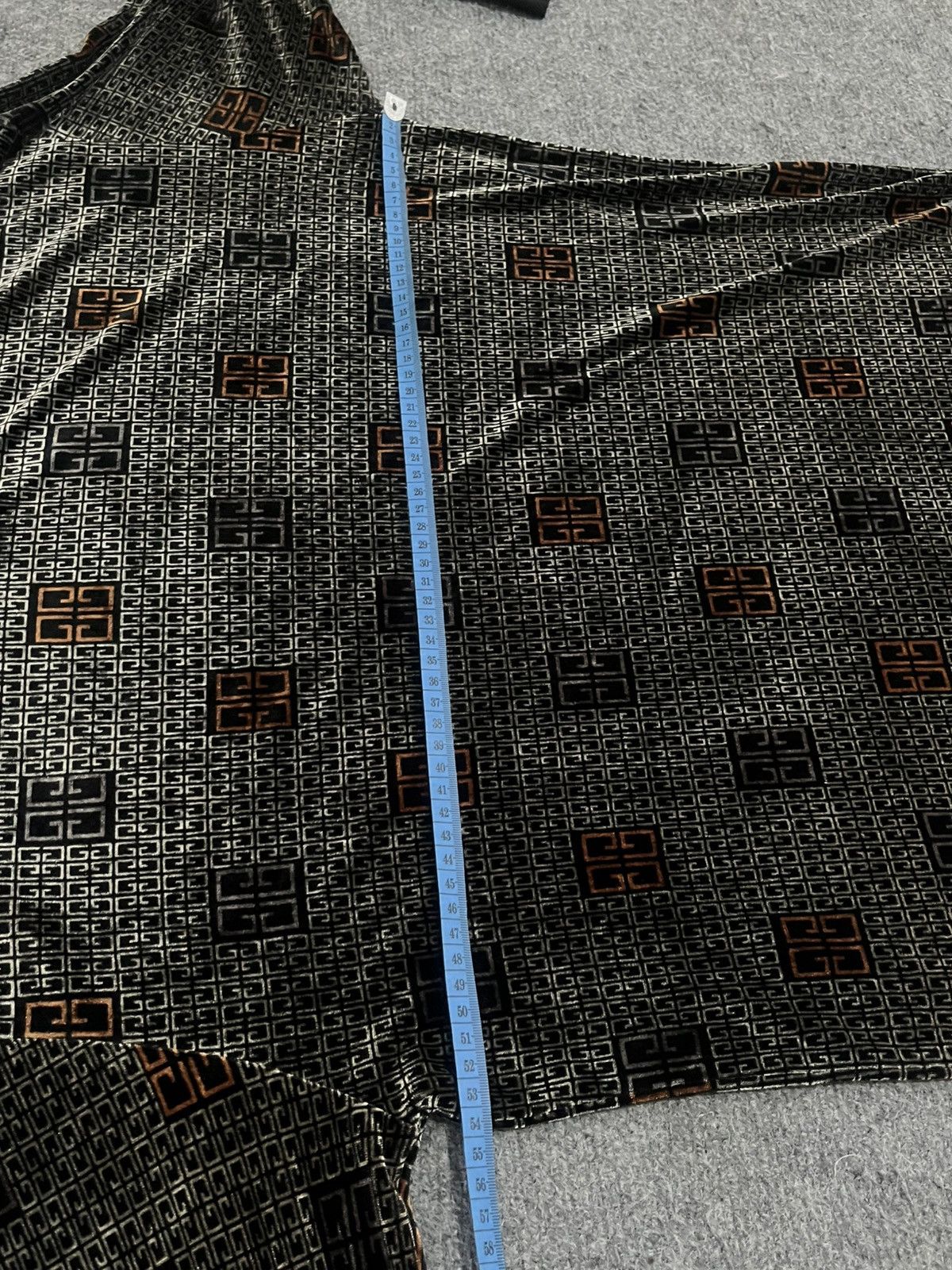 Japanese Brand Vintage General Monogram Velour Longsleeve 4G Luxury Size US L / EU 52-54 / 3 - 11 Thumbnail