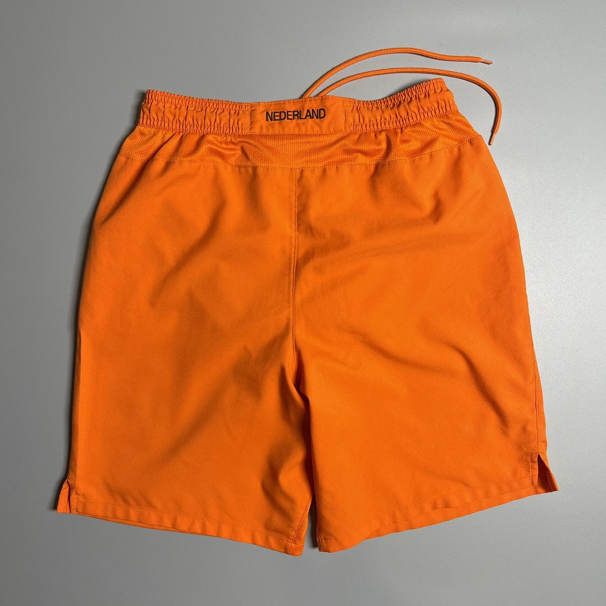 Nike × Vintage NETHERLANDS NIKE 2012 EURO FOOTBALL HOME SHORTS #16 v.PERSIE Size US 34 / EU 50 - 8 Thumbnail