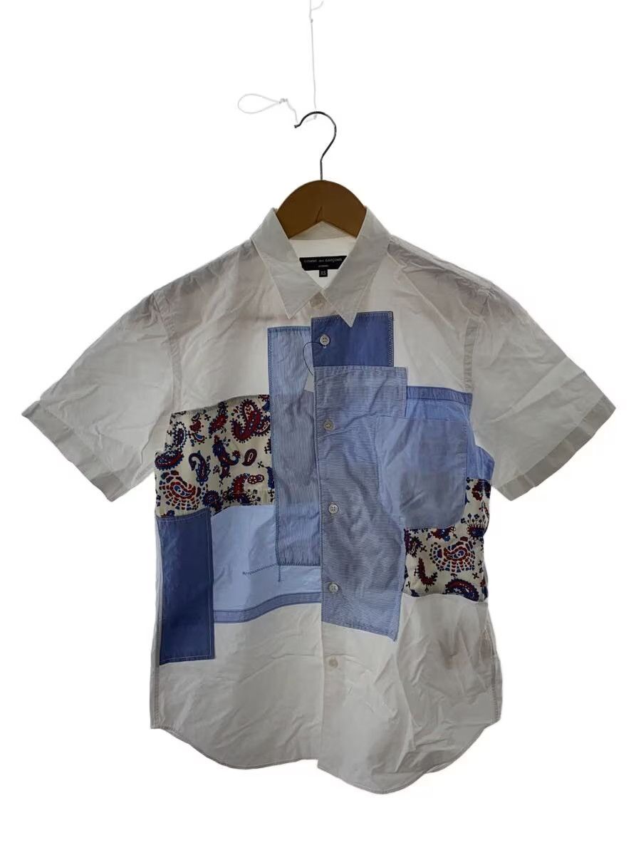 Comme des Garcons Homme Patchwork Short Sleeve Button Shirt Size US XS / EU 42 / 0 - 1 Thumbnail
