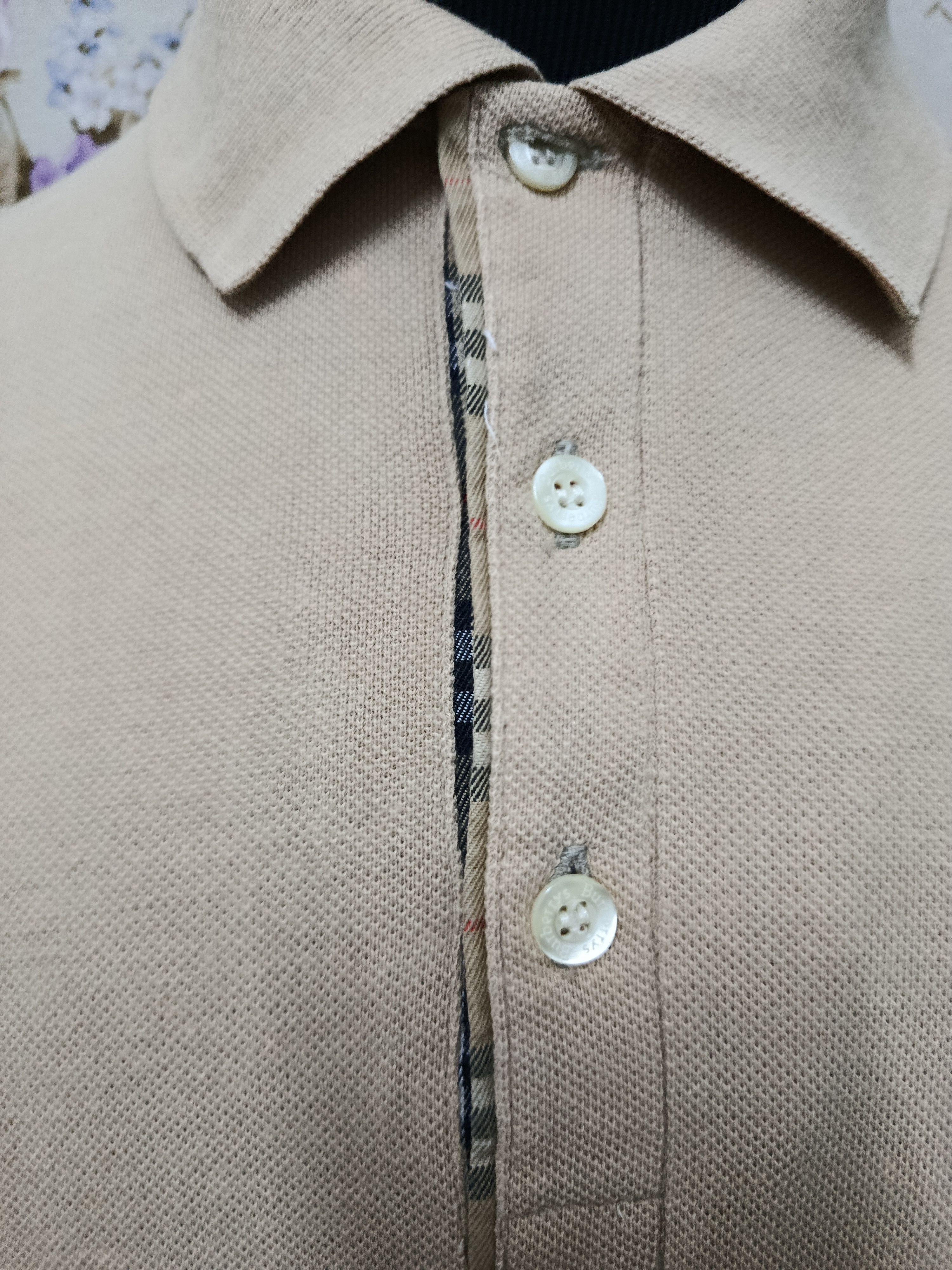 Burberry Vintage Burberrys Long Sleeve polo tee Size US M / EU 48-50 / 2 - 4 Thumbnail