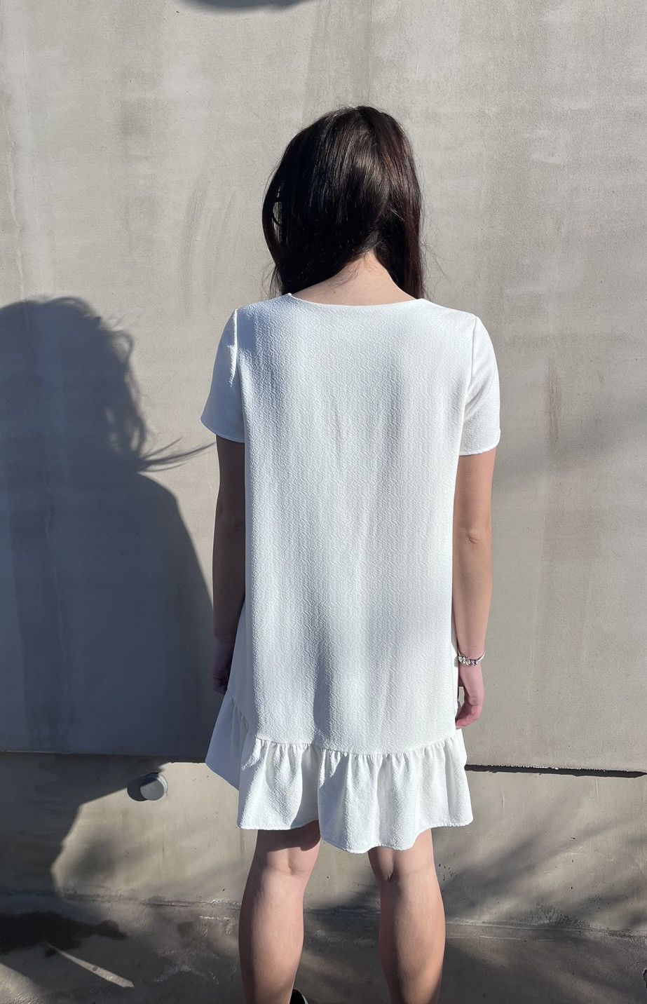 Sezane Sezane Women’s Dress V- Neck Short Sleeve Made In Bulgaria Size S / US 4 / IT 40 - 4 Thumbnail