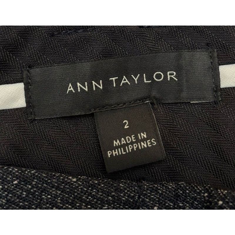 Ann Taylor Size 2 | ANN TAYLOR Womens Flat Front Mid Rise Trouser Pants Size 26" / US 2 / IT 38 - 6 Thumbnail