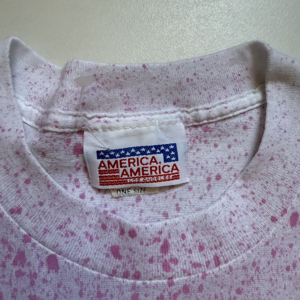Vintage Vintage 1988 Splattered Graphic T-Shirt Size US M / EU 48-50 / 2 - 7 Thumbnail