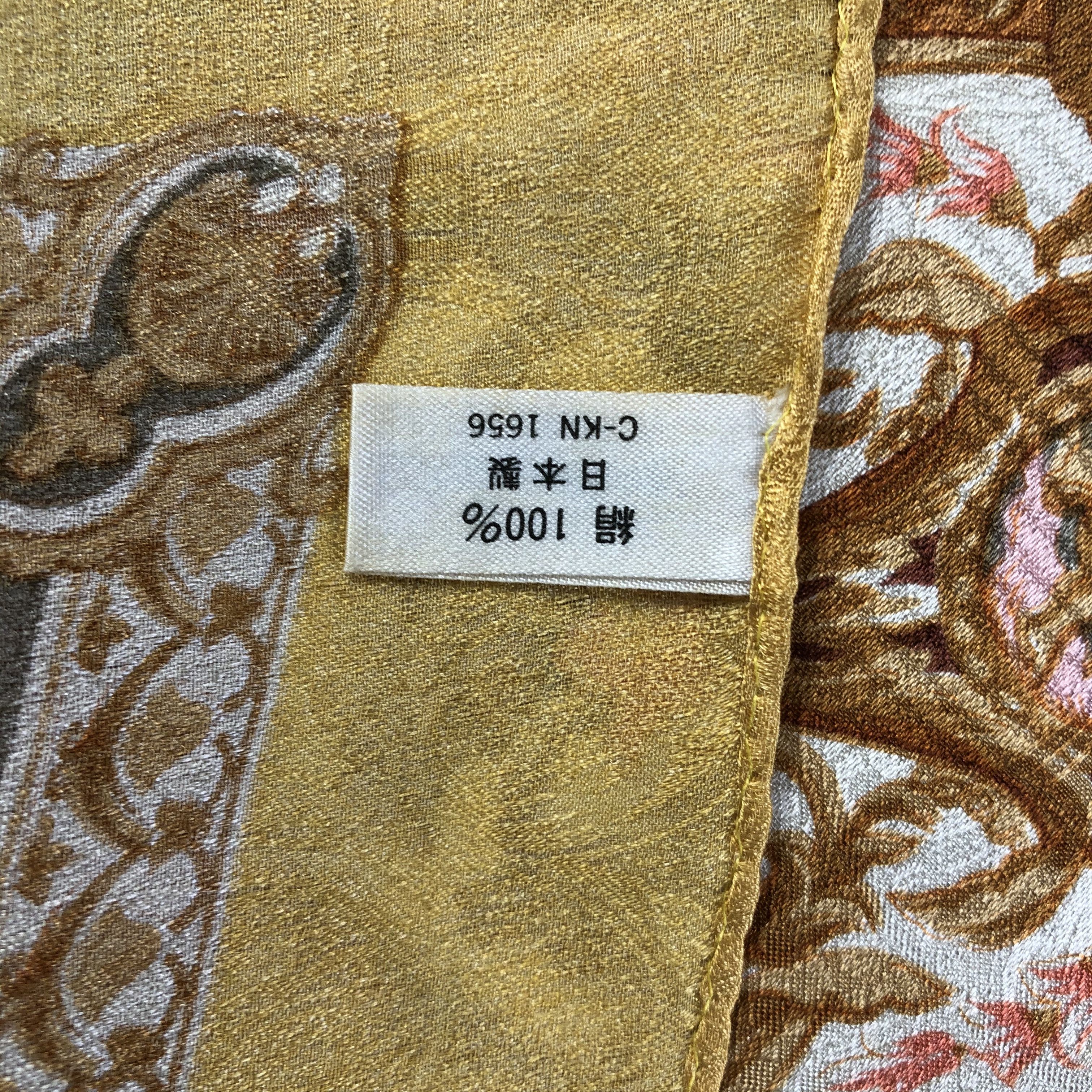 Vintage Vintage Silk Scarf Size ONE SIZE - 5 Thumbnail